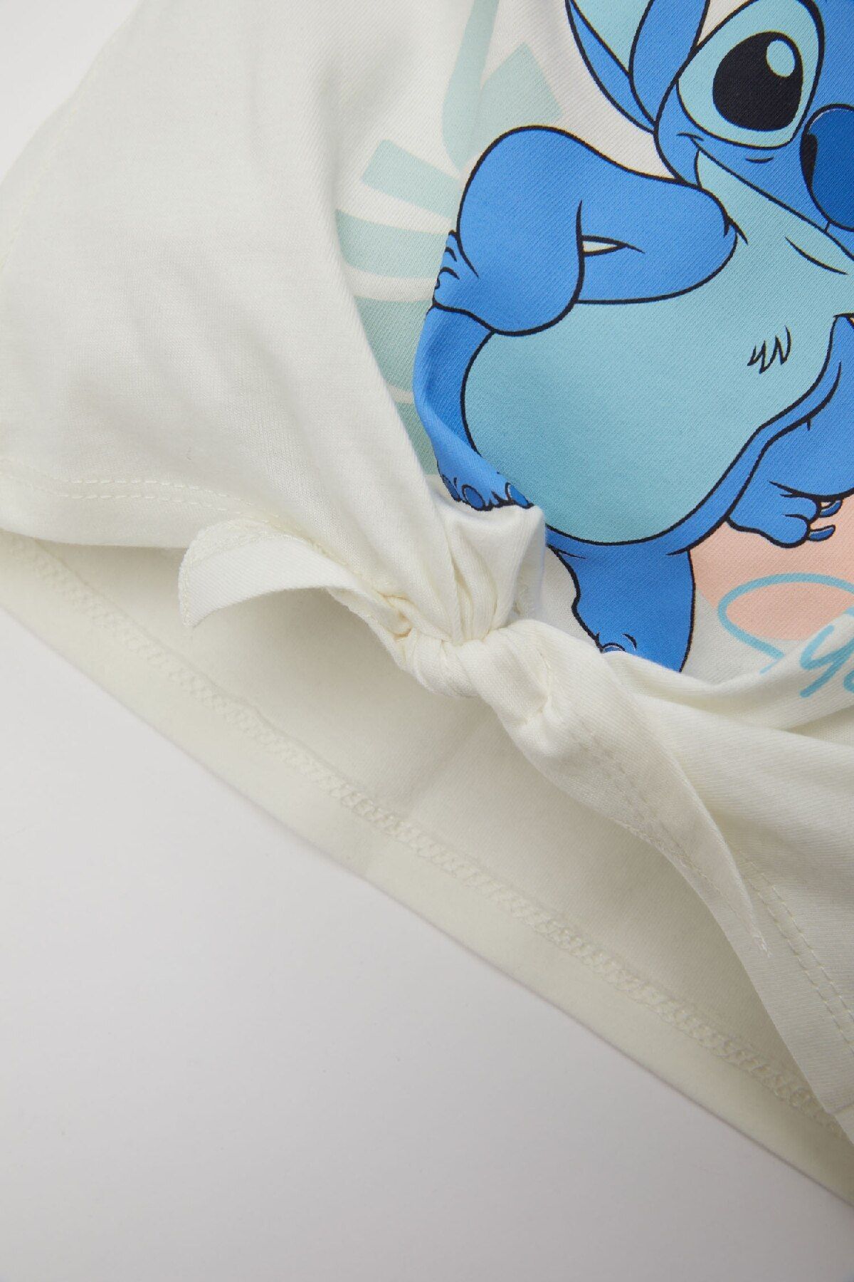 DeFacto-Disney Lilo & Stitch Baby Girls 2-Piece Set - Crew Neck Short Sleeve T-Shirt and Shorts C5456A524Sm 5