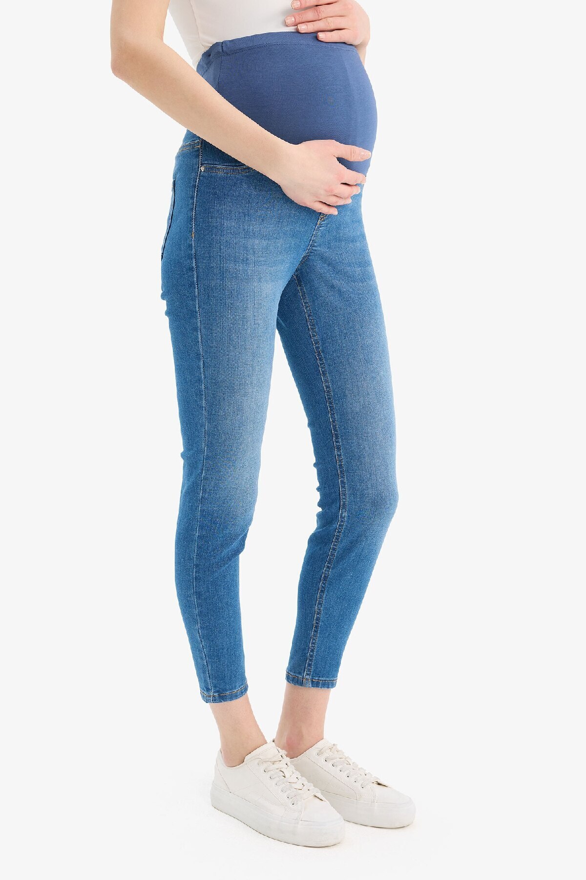 DeFacto-Umstandshose mit schmaler Passform, hoher Taille, geradem Bein, Standardgröße, Z6882az24sp 6