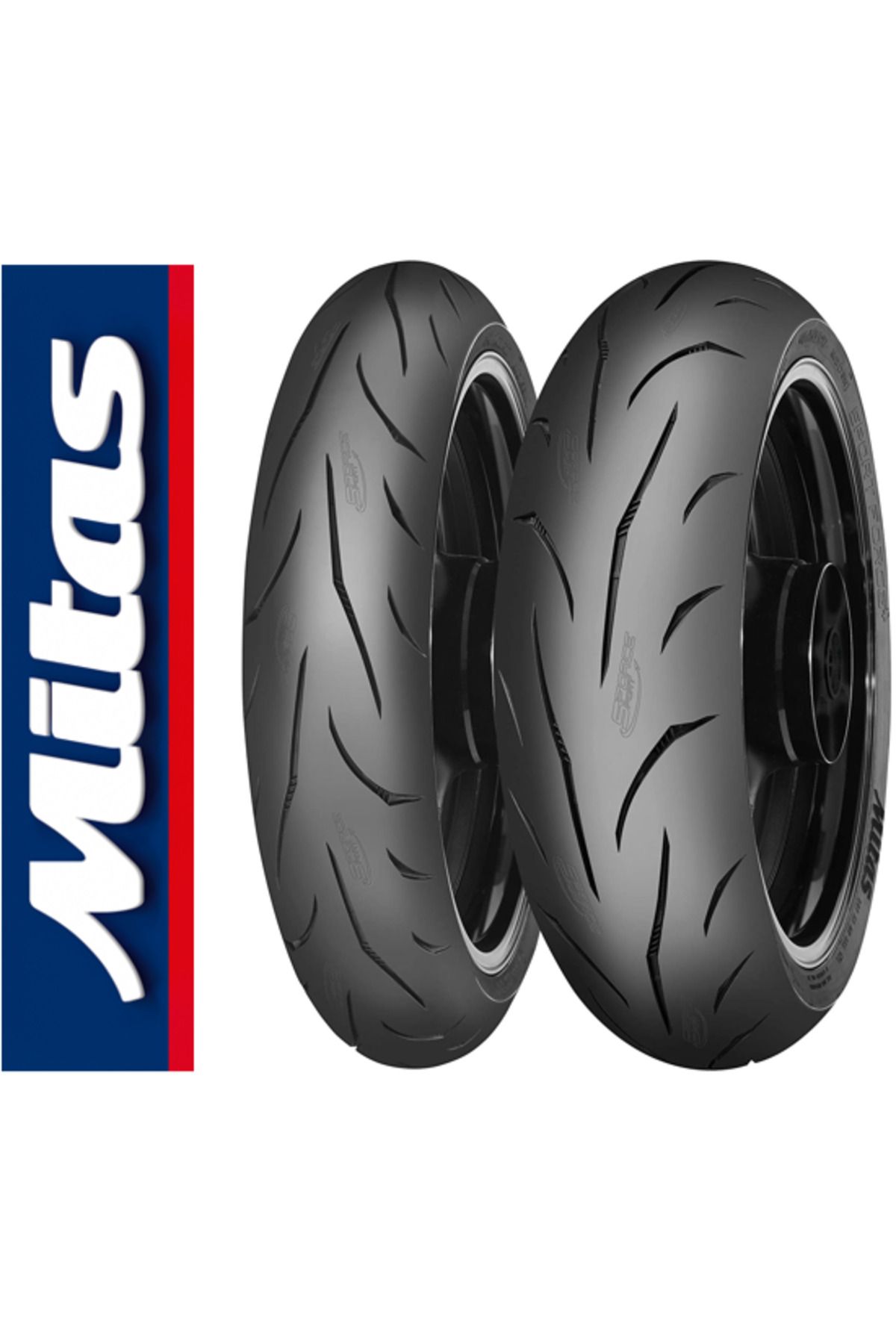 Mitas Set 120/70ZR17 ve 180/55ZR17 EVO Sport Force Plus Evolution Ön Arka Takım