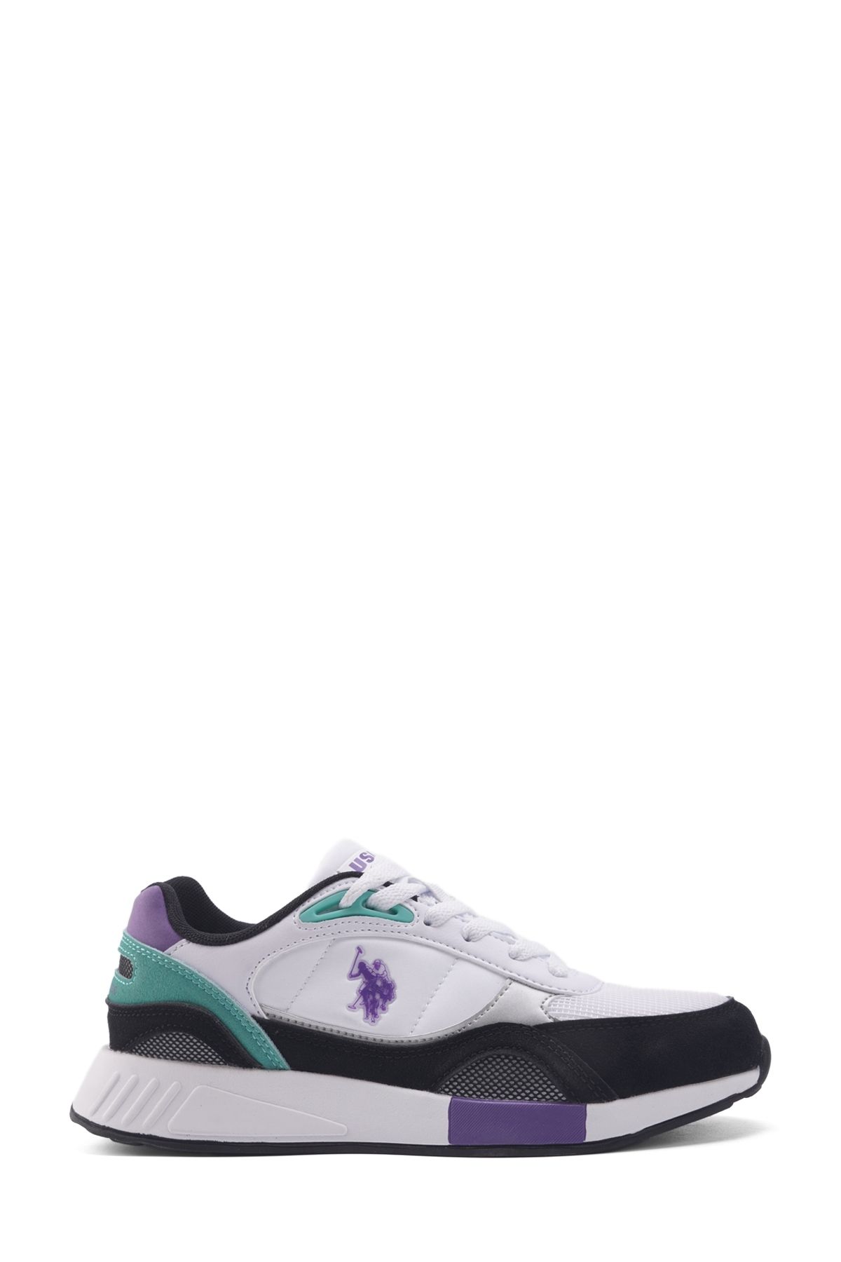 کفش ورزشی دخترانه سفید Lemar Jr 4fx U.S. Polo Assn.