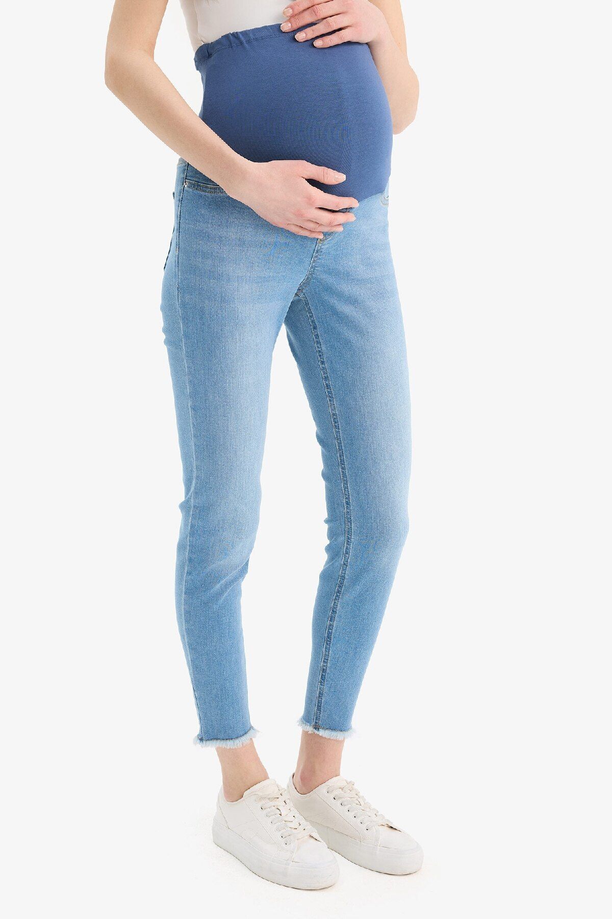 DeFacto-Skinny Fit, magas derekú, egyenes lábú, hosszú kismamanadrág Z6878AZ24SP 6