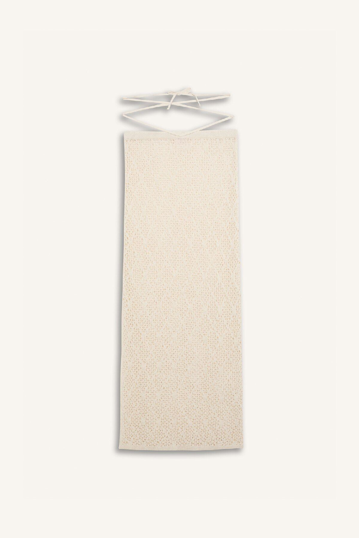 DeFacto-Strickwaren mit normaler Passform – durchbrochener Maxi-Strandrock, Modell „In Love“. 1