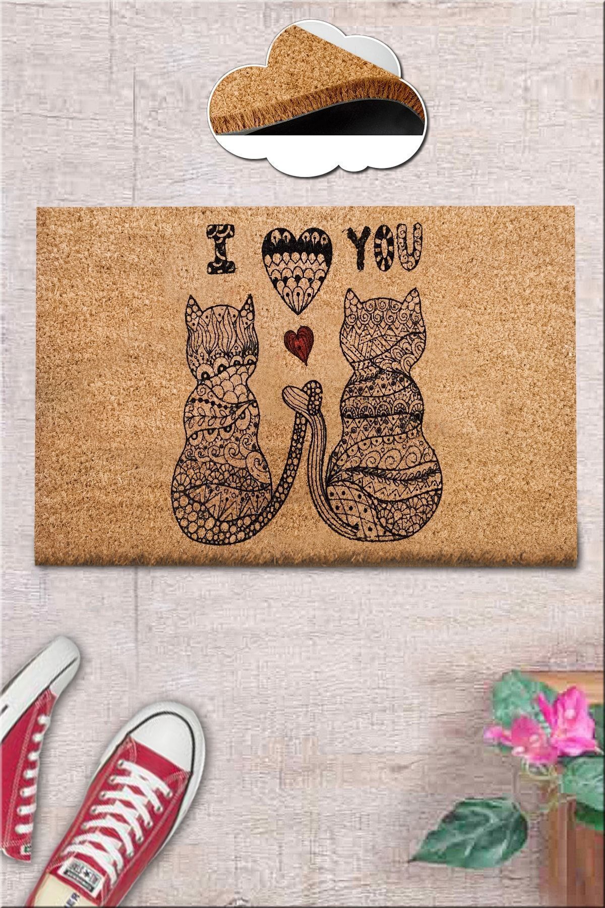 Chilai Home-Coco Queue Natural Koko Mat, Bristle Door Mat 2