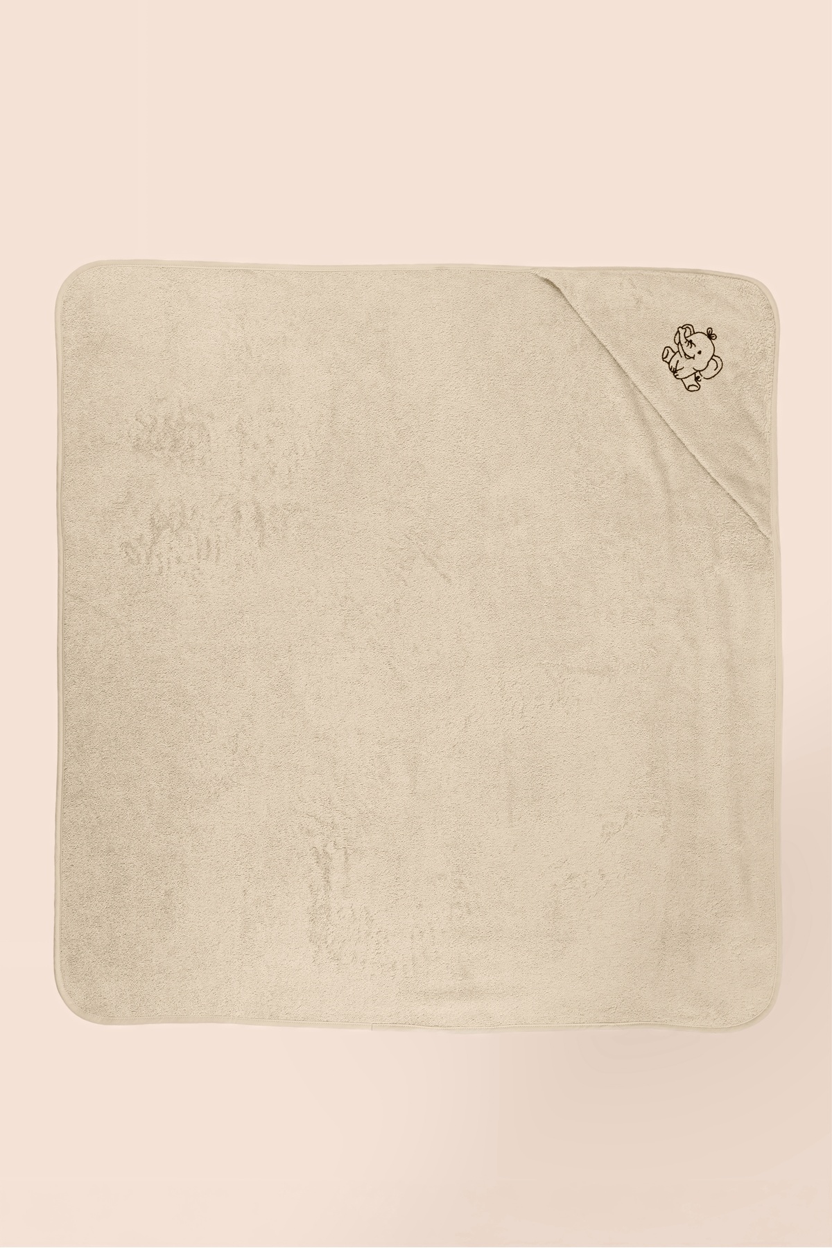 EIFIN Pamuklu Bebek Havlu Kundak Fil Nakışlı fotoğrafı 4 (önizleme)