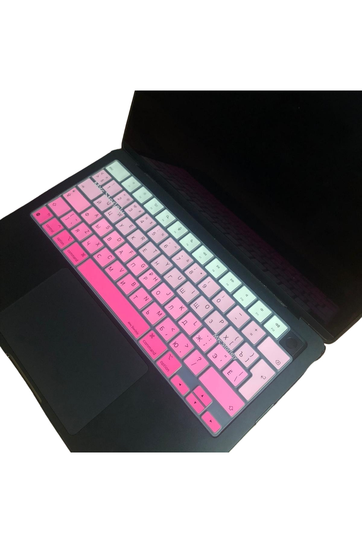 Mcstorey-Russian Keyboard Protector for MacBook Air Pro Case M1-M2-M3-M4 (Uk-Eu) A2681 A2941 A2442 A2485 Gradient 4
