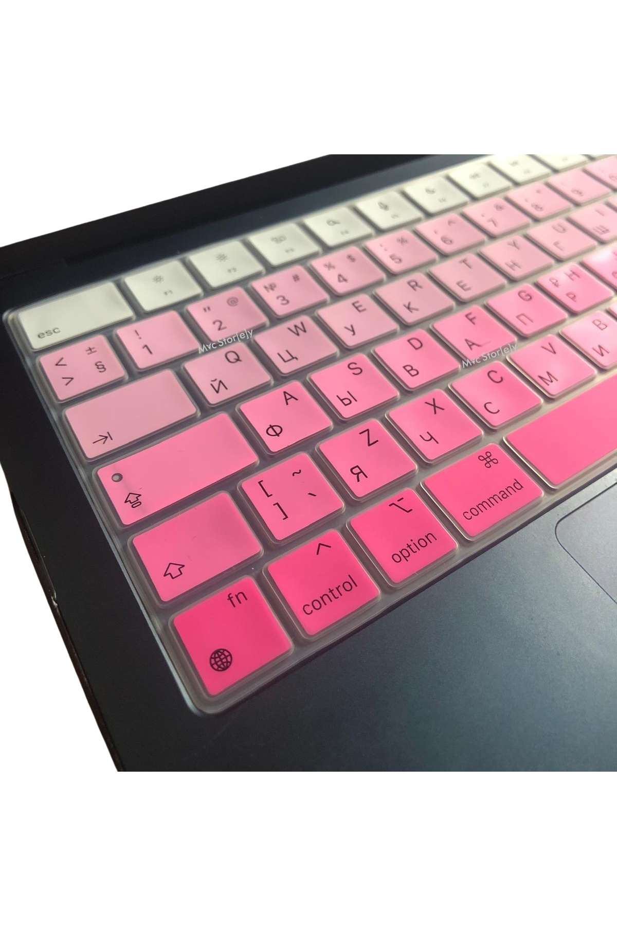 Mcstorey-Russian Keyboard Protector for MacBook Air Pro Case M1-M2-M3-M4 (Uk-Eu) A2681 A2941 A2442 A2485 Gradient 8