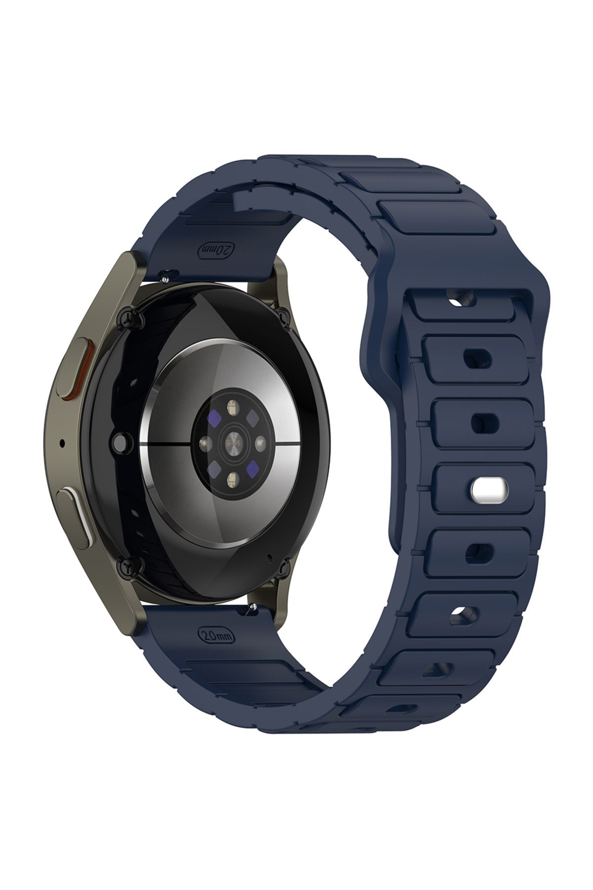 cepteaksesuar Galaxy Watch 46mm CPT KRD-132 22mm Silikon Kordon Strap Kayış - Midnight