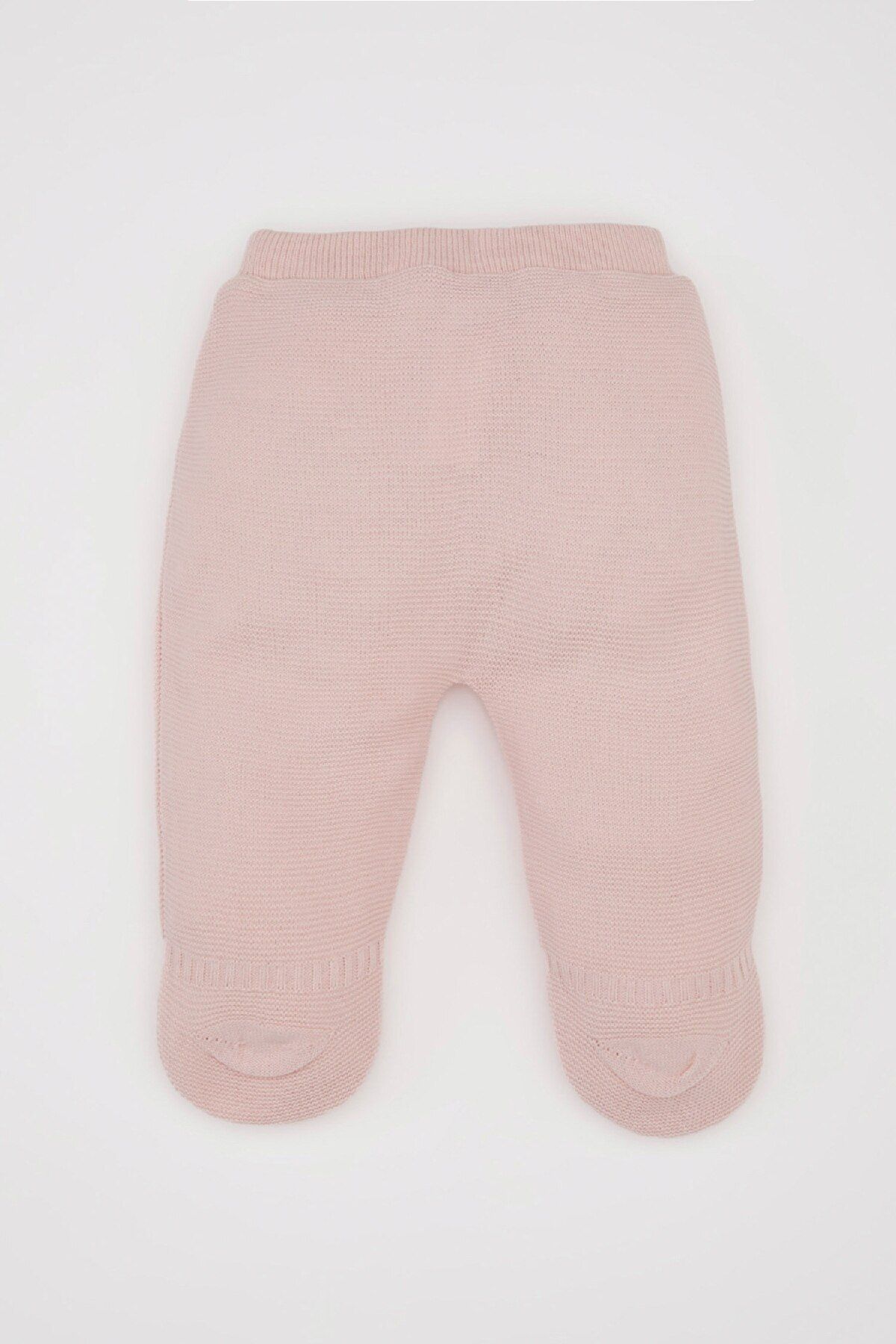 DeFacto-Papuci pentru fetiță, cu talie elastică, pantaloni de bază uni, tricotaje C9758a524wn 4