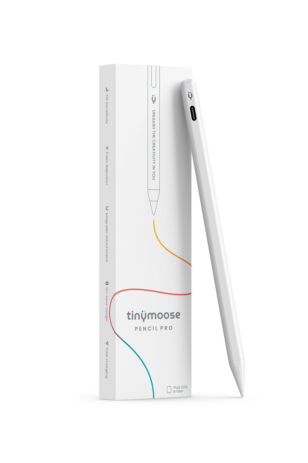 Tinymoose-Pencil Pro – USB-C Fast Charging, Palm Rejection – 2nd Gen Stylus for iPad 2018 and Above 1