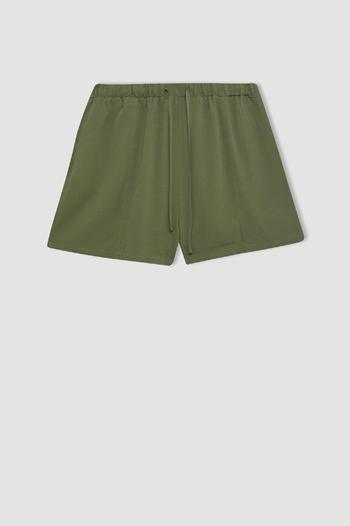 DeFacto-Linen Blended Regular Fit Shorts - D0967AX24HS 7