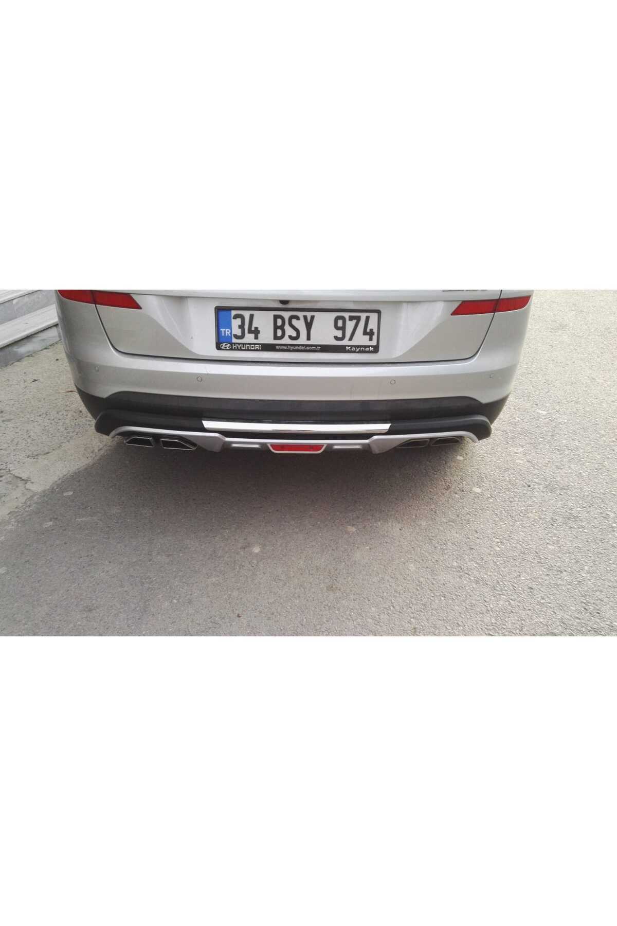Kml34tuning55 Hyundai Tucson Sadece Arka Koruma Difüzör 2019- 2020 -2021 Uyumlu Tampon Eki İthal