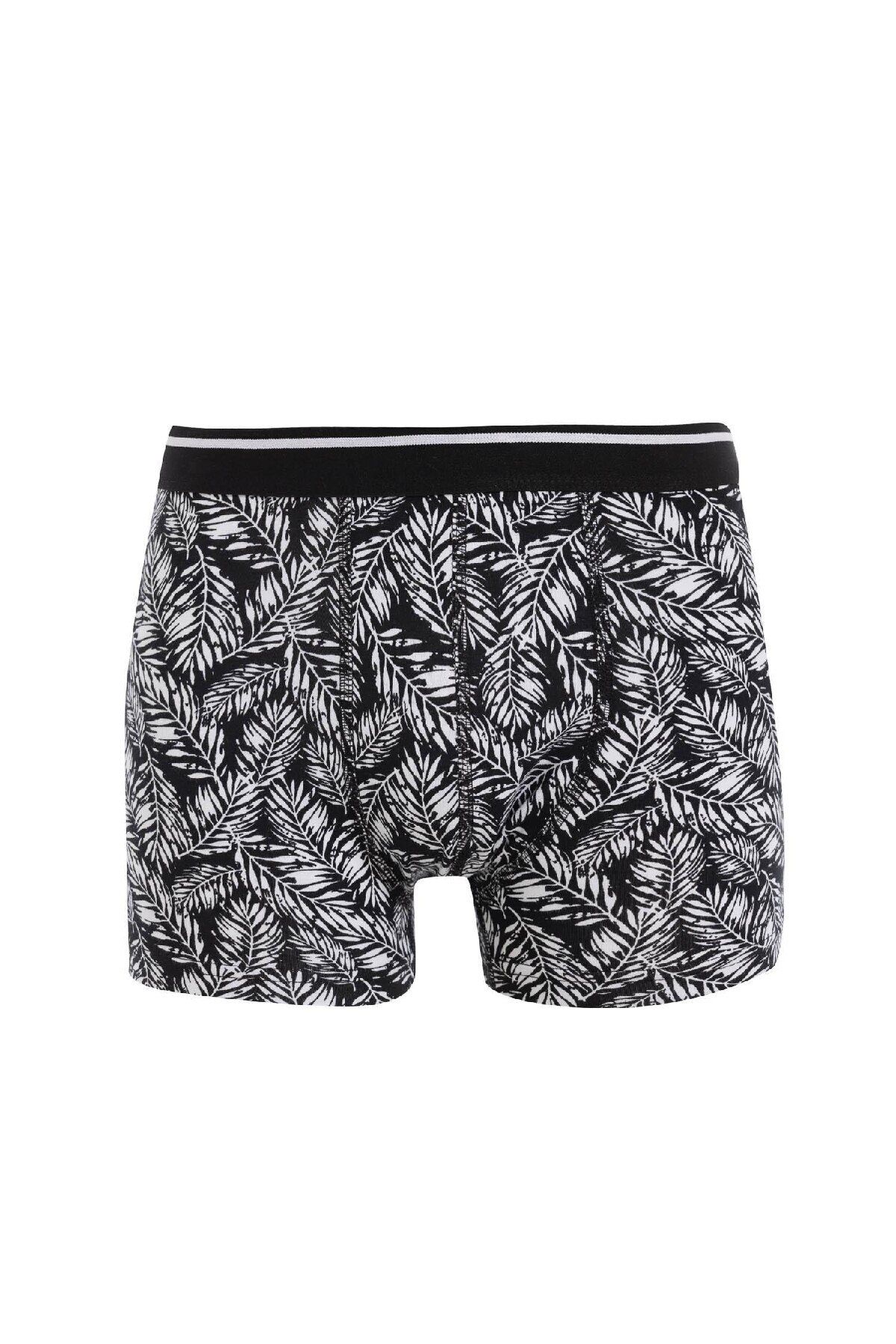 DeFacto-Regular Fit Patterned 3-Piece Boxers B0577Ax24Wn 2