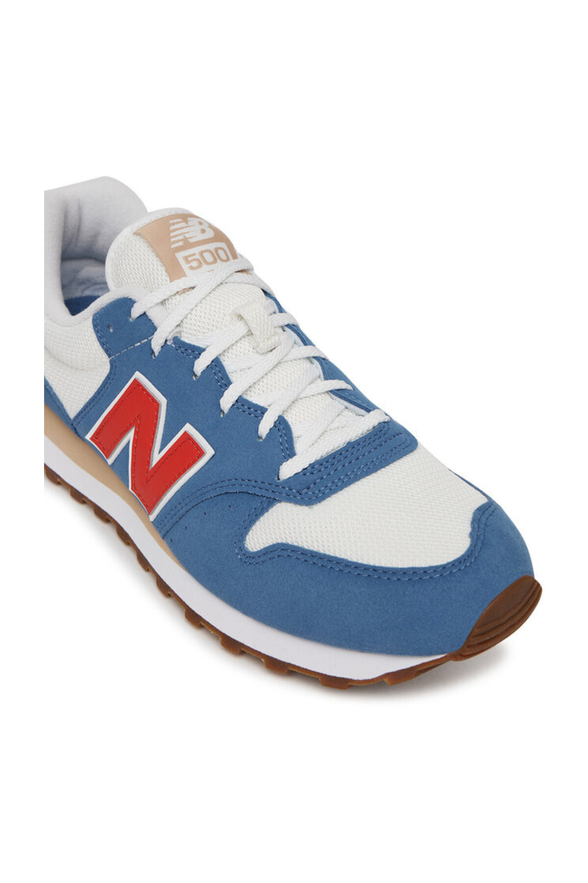 New Balance Męskie sneakersy Colourblock z sznurowanym zapięciem - 500