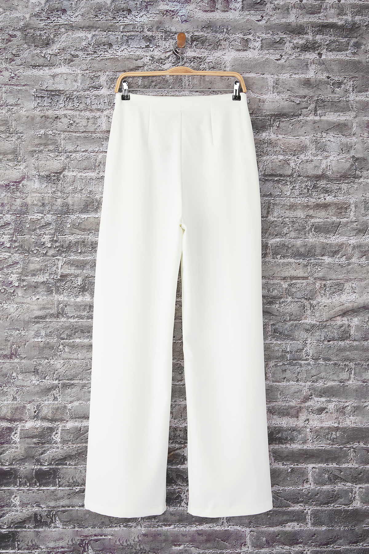 Trendyolmilla  Beyaz Dokuma Pantolon TEDSS25PL00005 Palazzo - Görsel 2