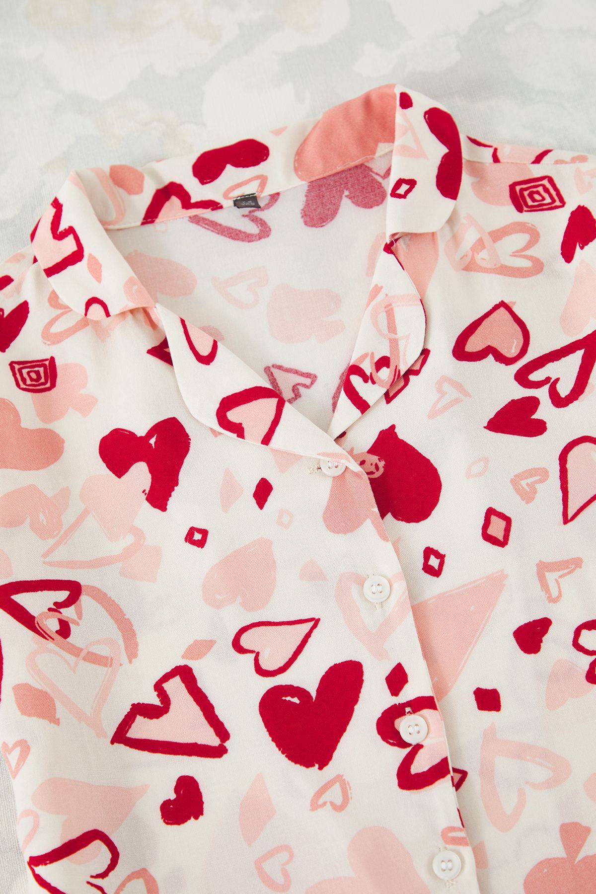TRENDYOLKIDS-Viacfarebná pyžamová súprava Mini Me/Mamička-Dcéra TKDSS25PT00033 3