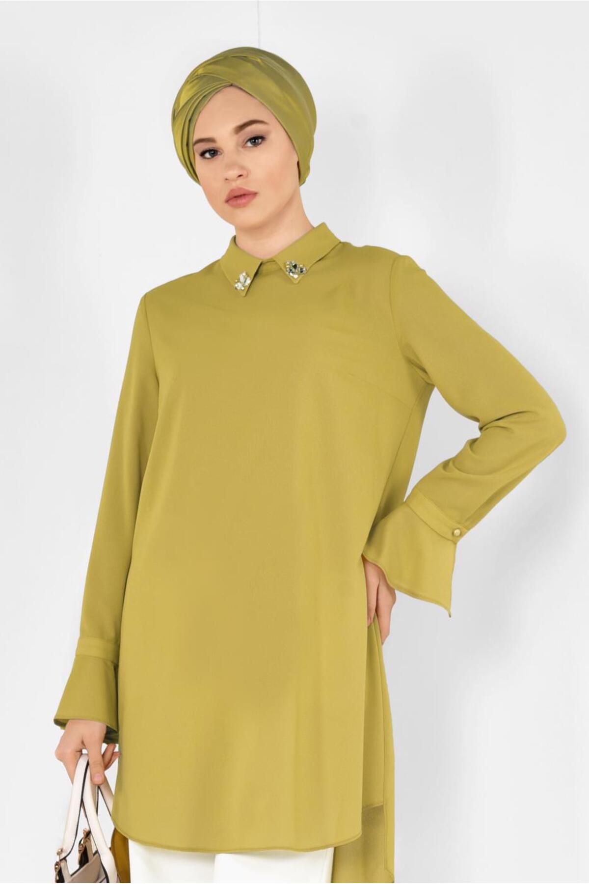 تونیک یقه سنگی 4879 Alvina