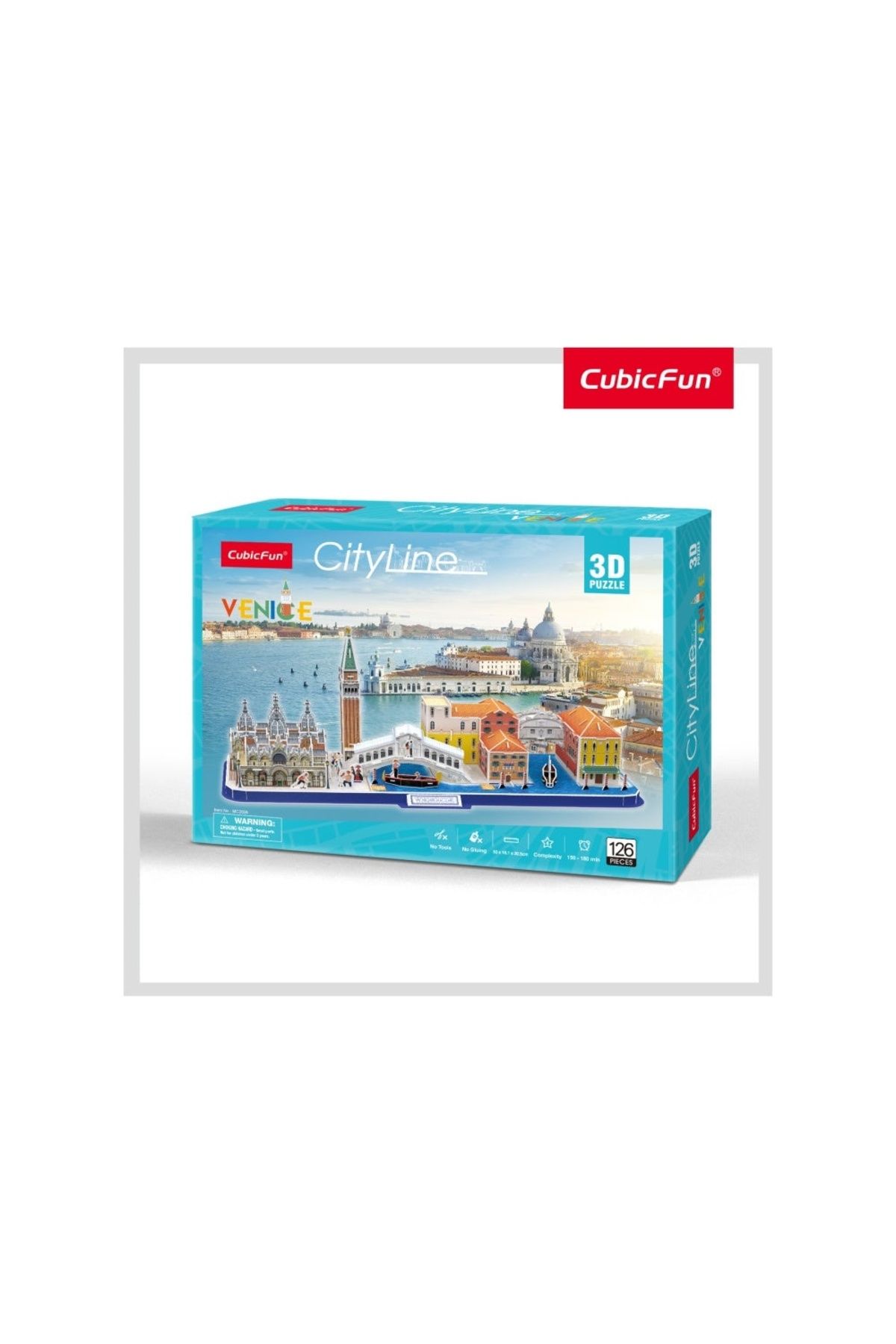 Cubic Fun-Cubin Fun - Puzzle 3D Venetia 126 Piese 2