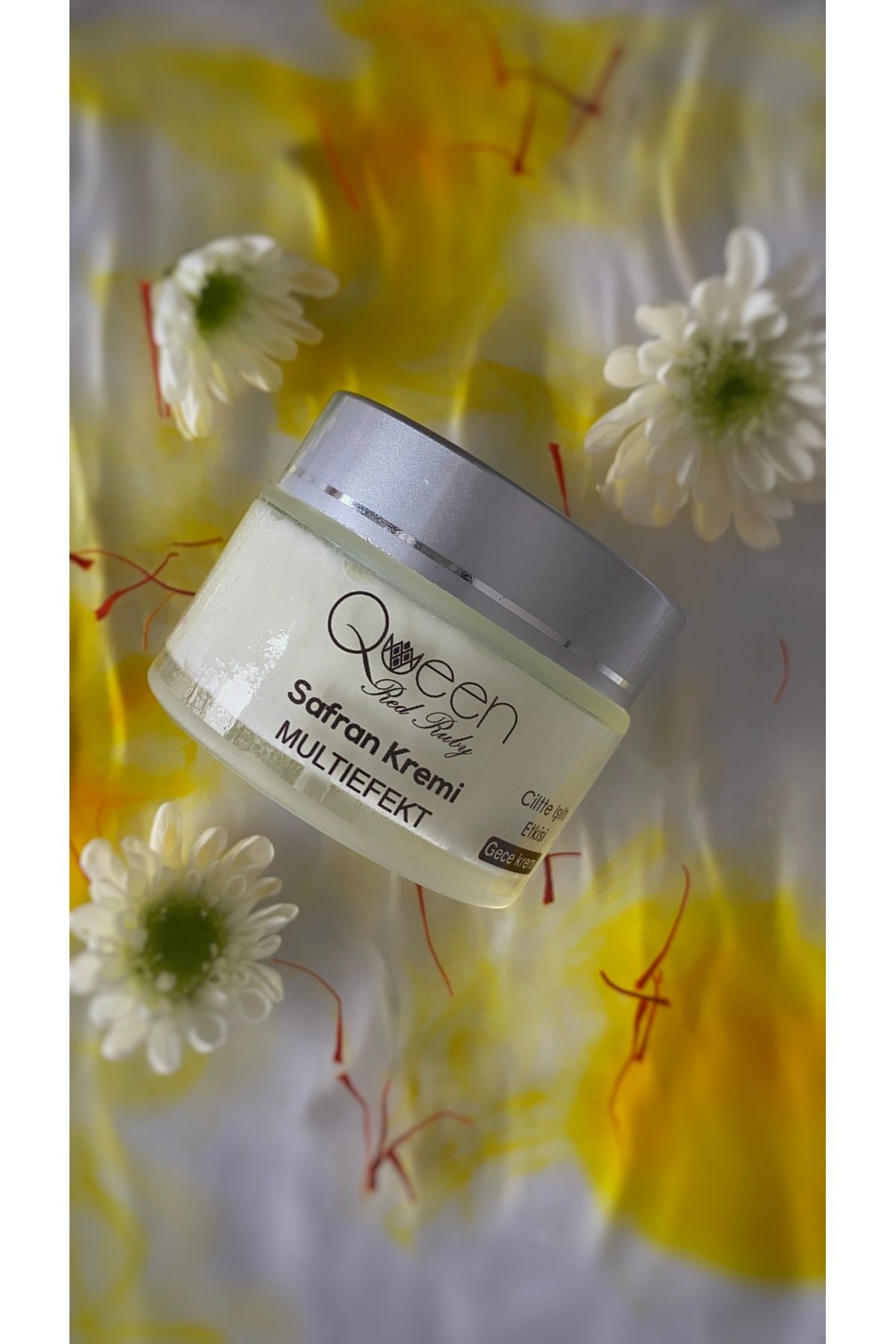 İnt Red Ruby Norway-Queen Anti-Wrinkle and Anti-Aging Regenerating Night Cream with Saffron 50ml 6