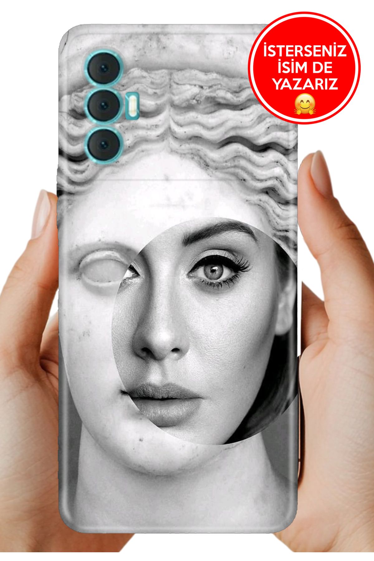TECNO Spark 8 Pro Kılıf Baskılı Life Style Kapak Silikon Paint Adele