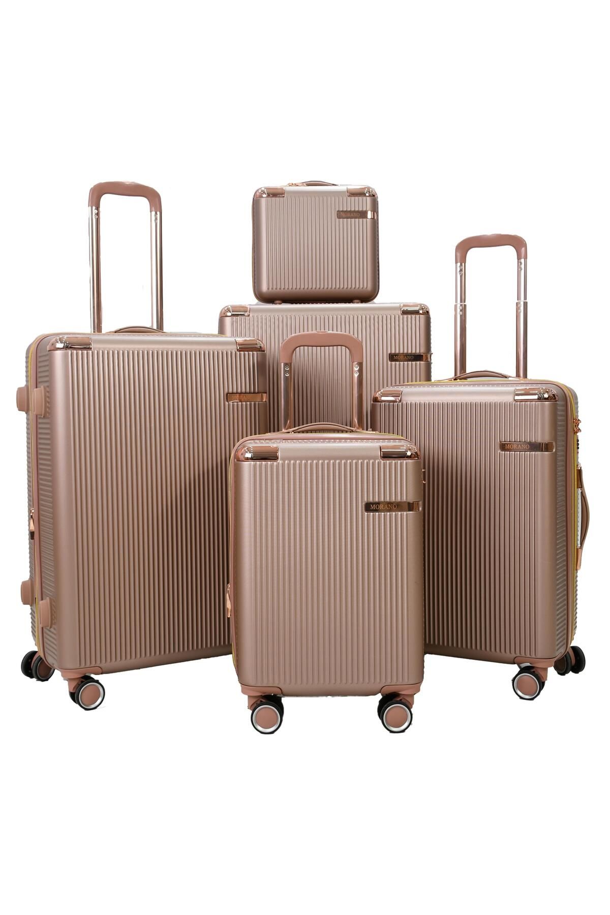 MORANO-5-piece luggage set with 4 wheels, solid and modern design 1