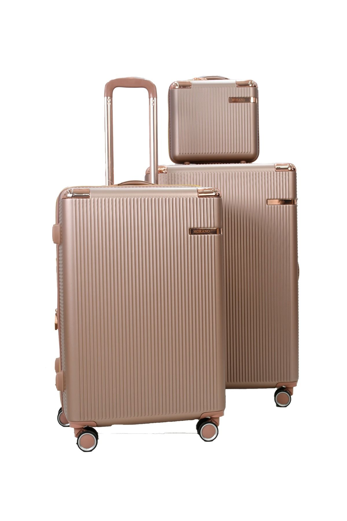 MORANO-5-piece luggage set with 4 wheels, solid and modern design 3
