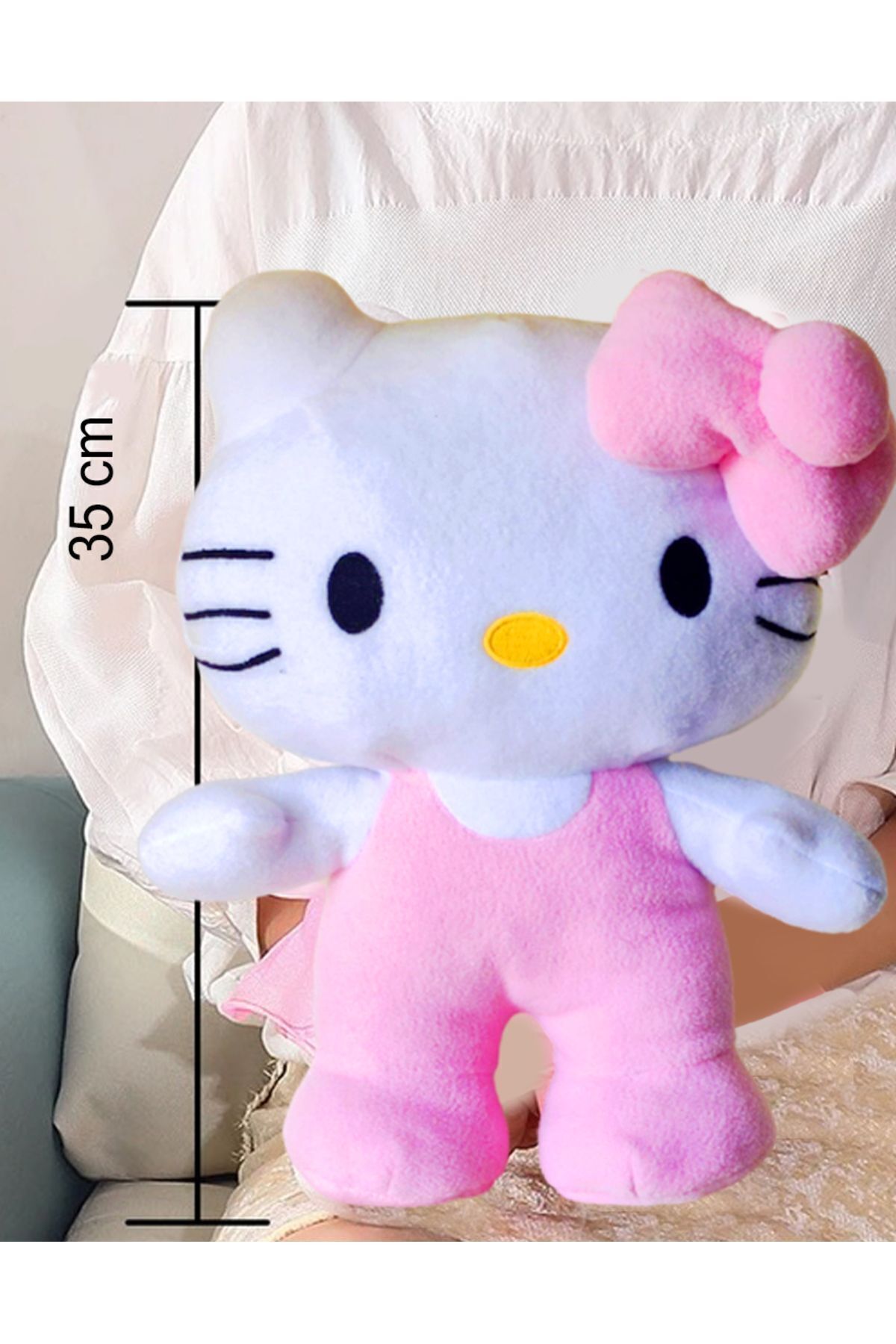 Pufline Hello Kitty Pelüş Oyuncak (35 CM) fotoğrafı 2 (önizleme)