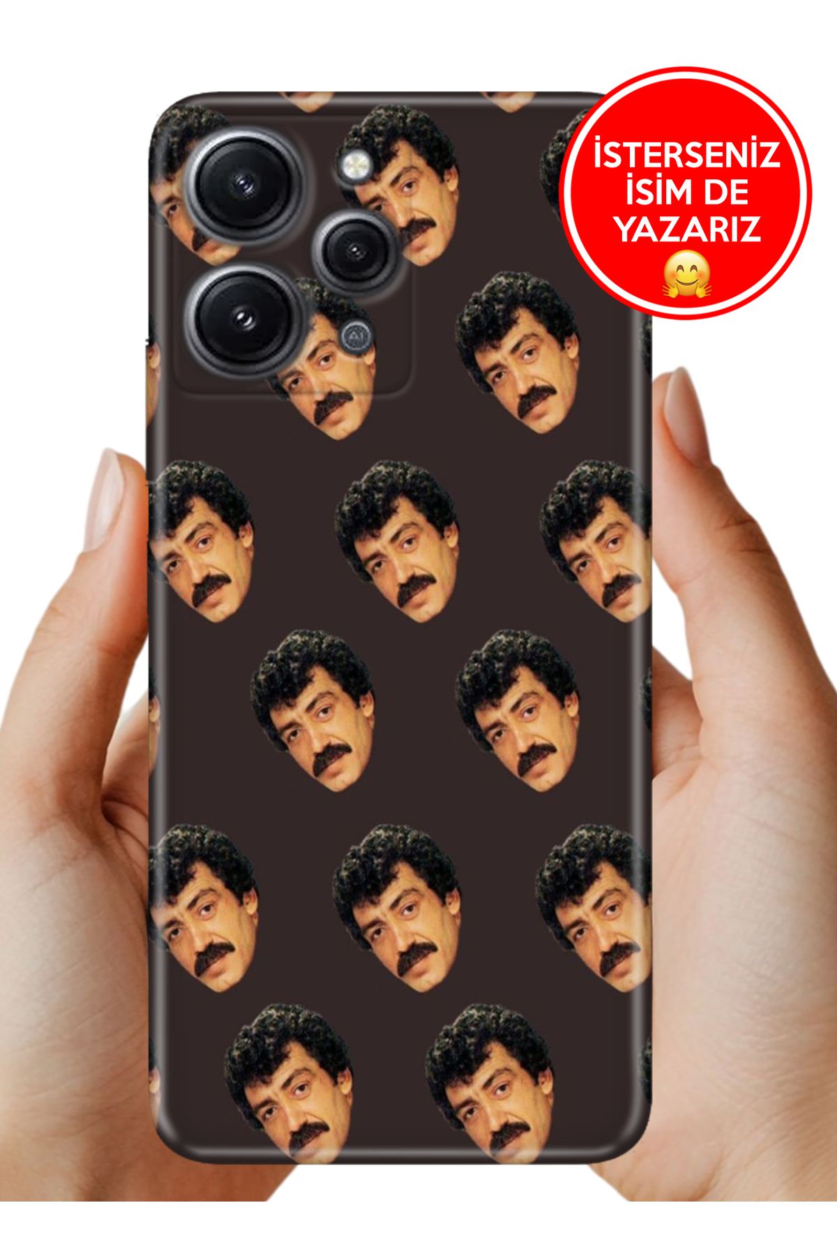 Cekuonline Xiaomi Redmi 12 Kılıf Desenli Baskılı Kamera Korumalı ZRR Silikon Müslüm Baba