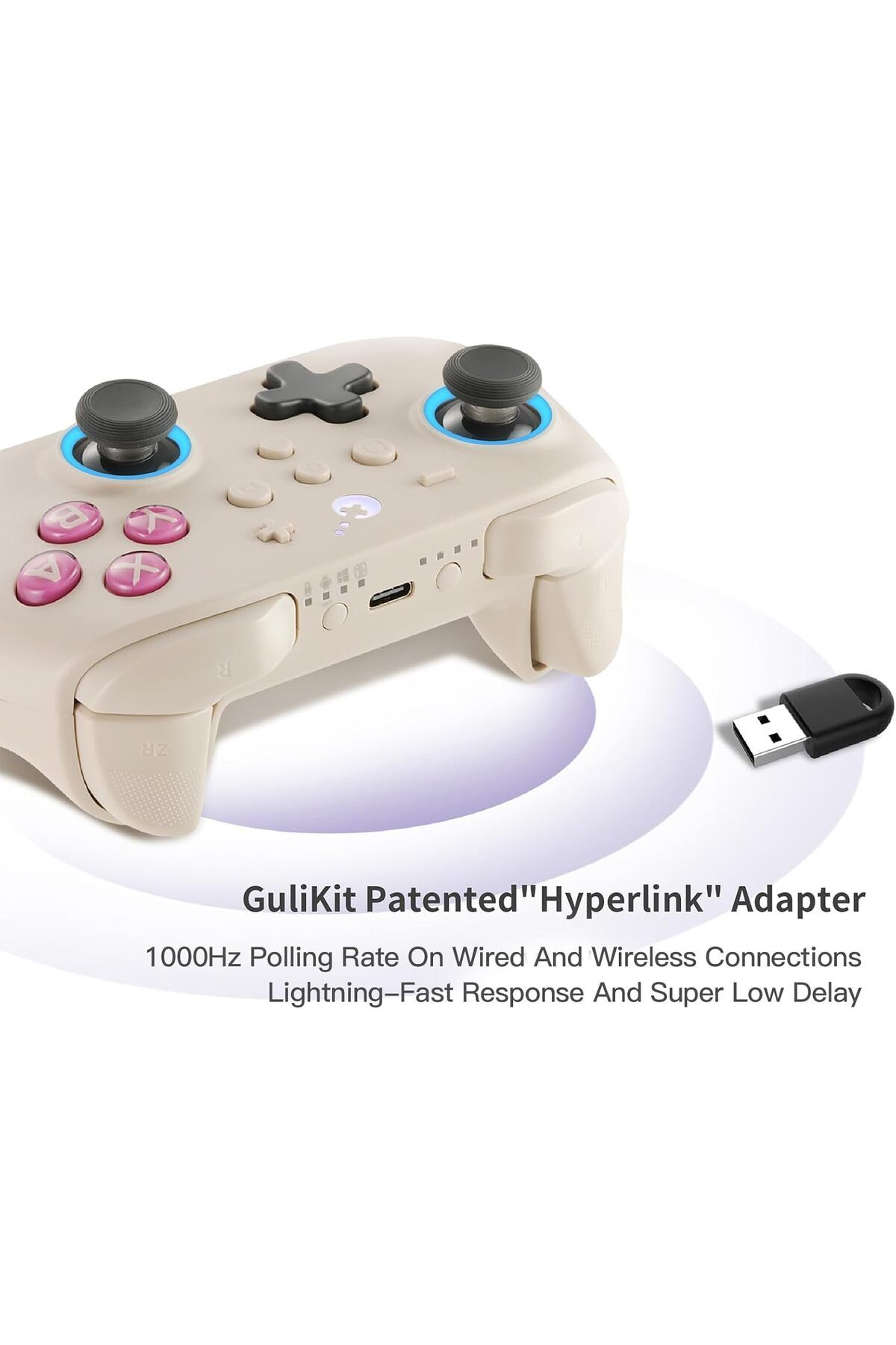 gulikit-KK3 PRO Controller Kingkong 3 Pro Switch Controller (No Drift) for Switch/PC/Android/MacOS/I 7