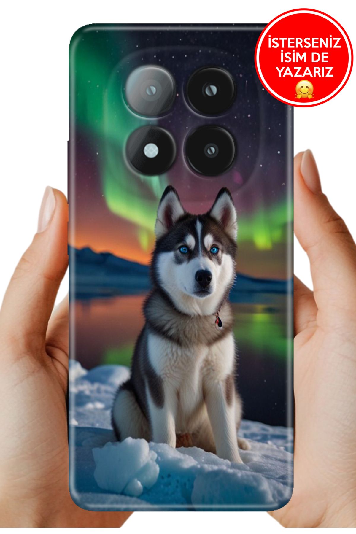 Cekuonline Redmi Note 14 Pro+ Plus Kılıf 0.35 mm Resimli Silikon Husky Artwall