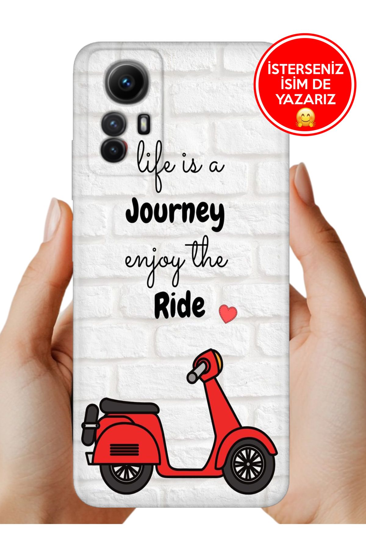 Cekuonline Xiaomi Redmi Note 12s Kılıf 0.35 mm Resimli Silikon Journey