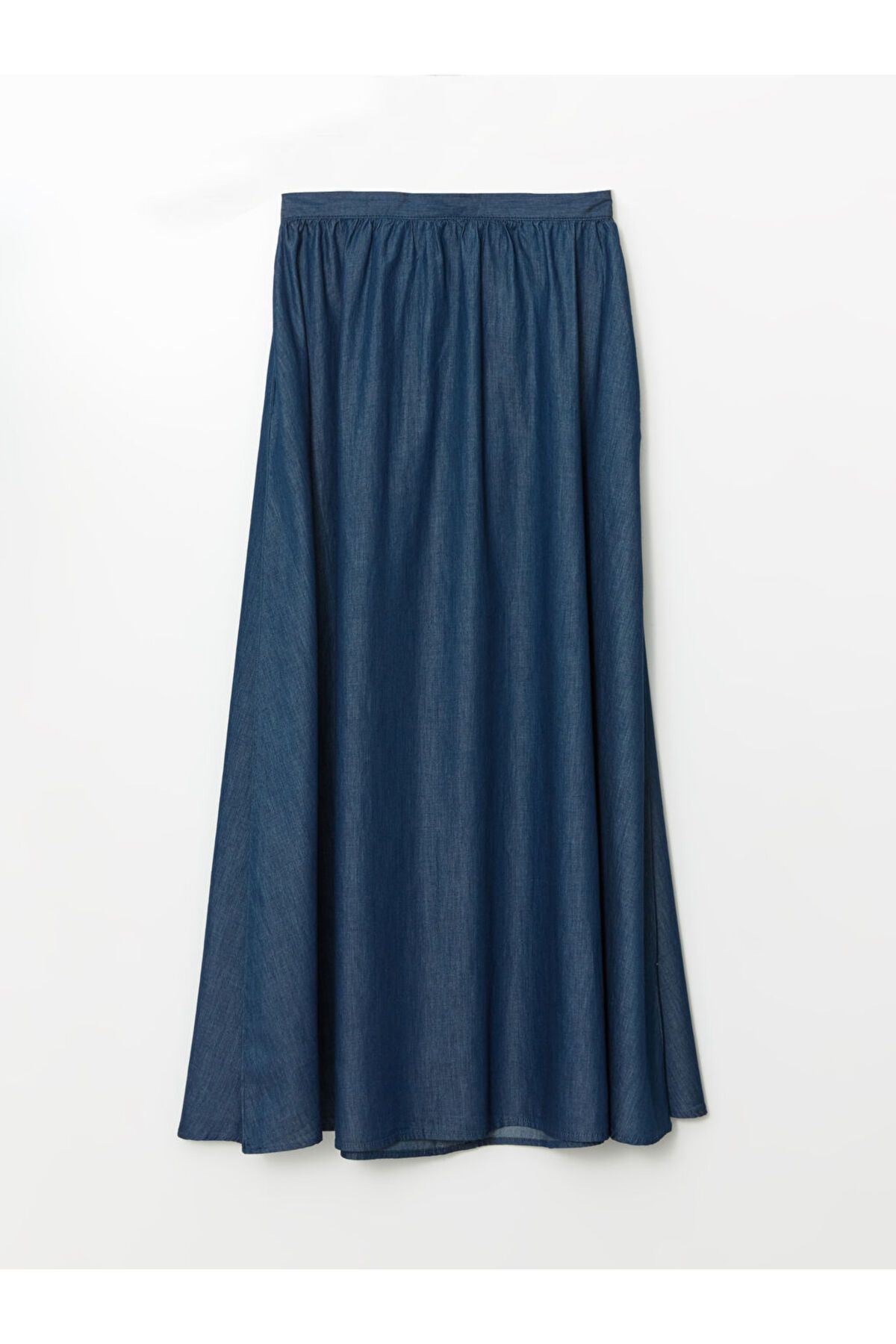 LC Waikiki-Jean Skirt with Zipper at the Waist 6