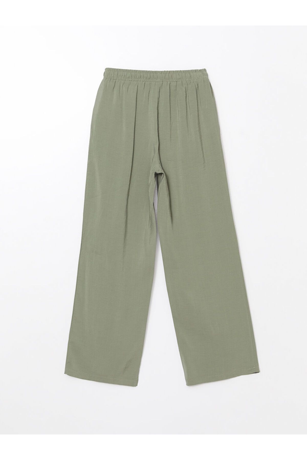LC Waikiki-Xside Khaki Elastic Waist Women's Trousers 6