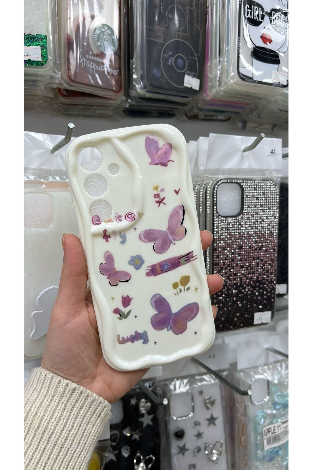 TECNOTREND GALAXY S24 FE SANATSAL KOLAJ DESENLİ SİLİKON KILIF