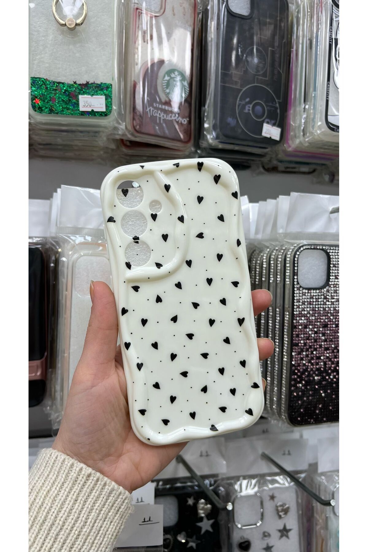 TECNOTREND GALAXY S24 FE SANATSAL KOLAJ DESENLİ SİLİKON KILIF