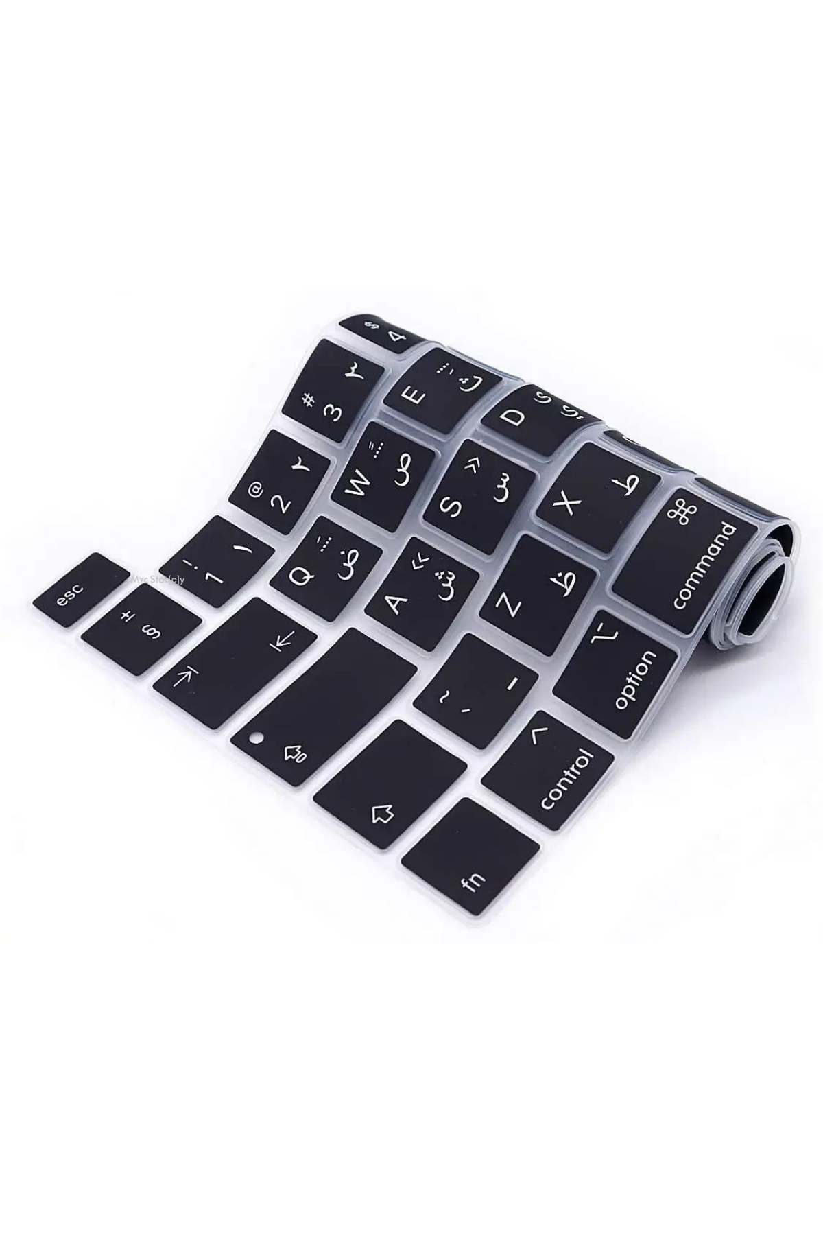 Mcstorey-Arabic Keyboard Protector Compatible with MacBook Pro 13Inch M1 M2 Chip (Us-Usa) A2251 A2289 A2338 A2141 5
