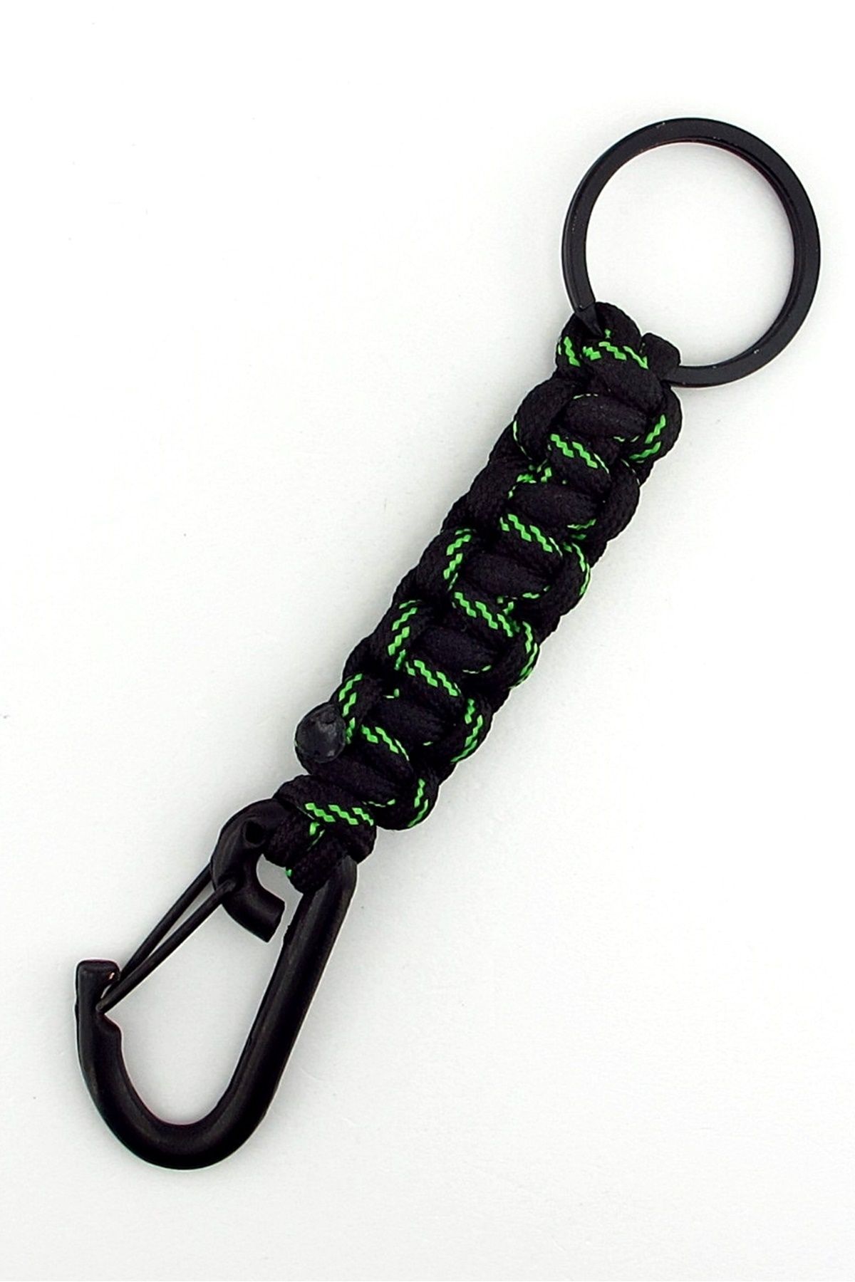 Solfera-Outdoor Hook's Camping Kh C324's in Black to Black Green Paracord 4
