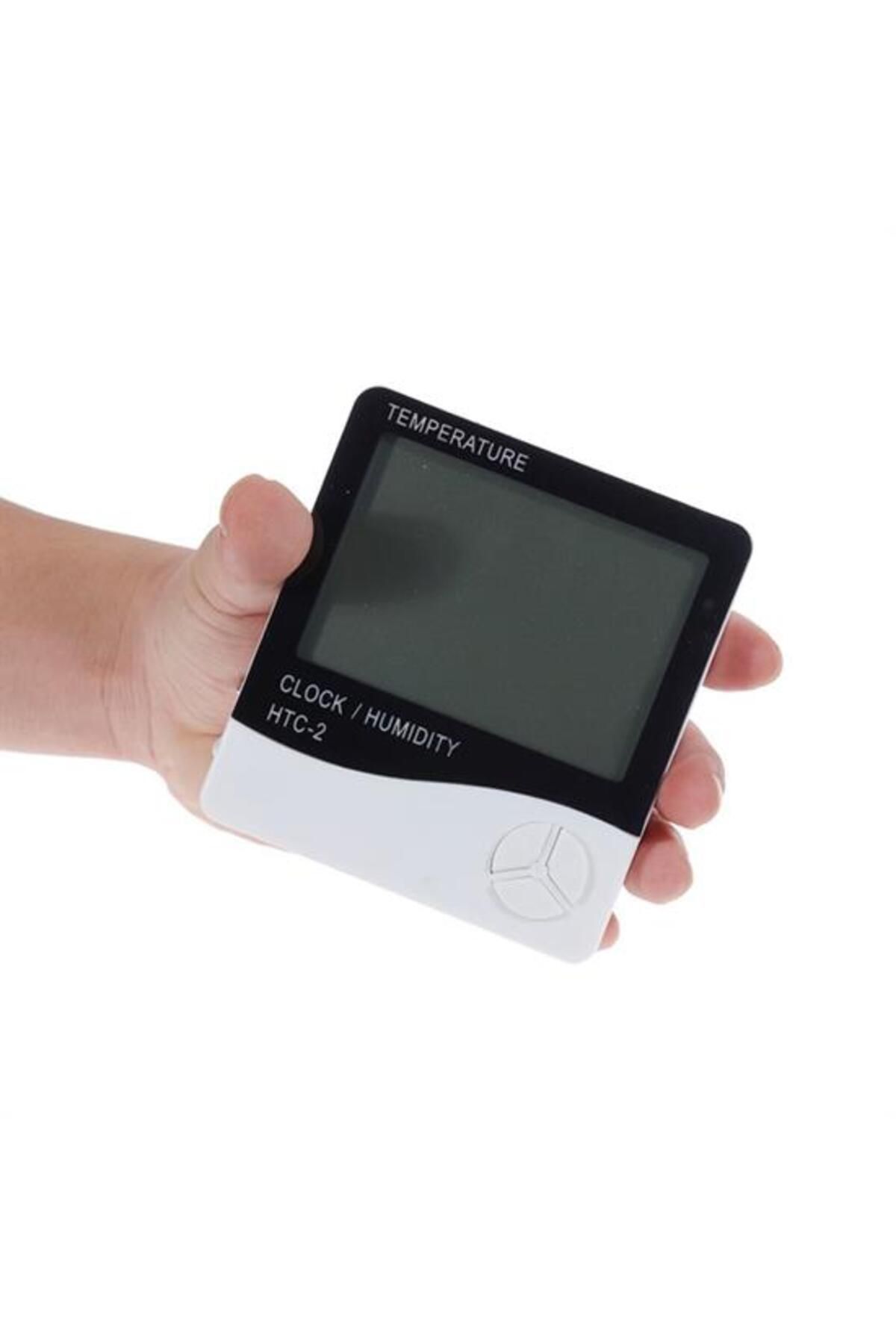 andela-شاشة LCD - ميزان حرارة - مقياس رطوبة - مؤشر مع منبه (5057) 3