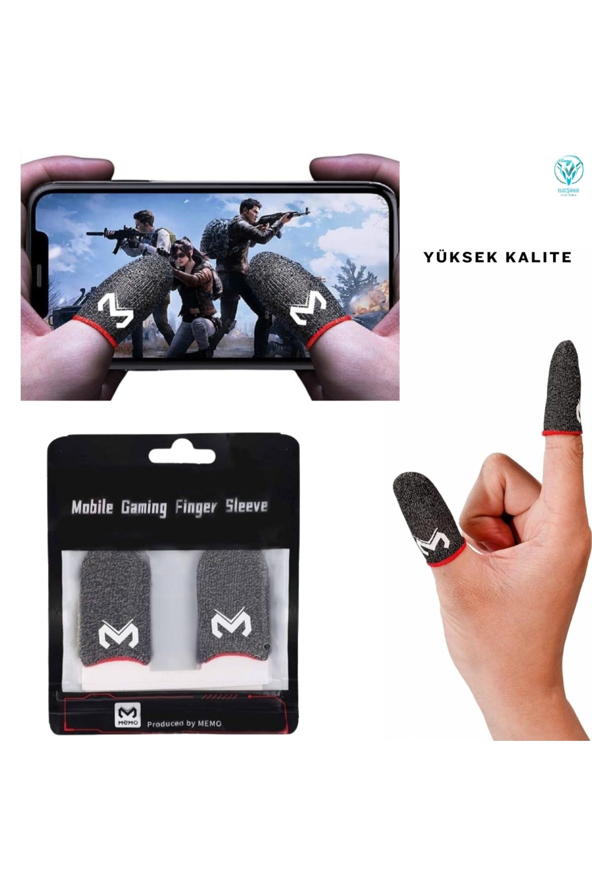 İVOTECH Pubg Parmak Eldi̇veni̇ E-Spor Parmak Eldi̇veni̇ Fi̇nger Slevee Parmaklik. Yüksek Kalite