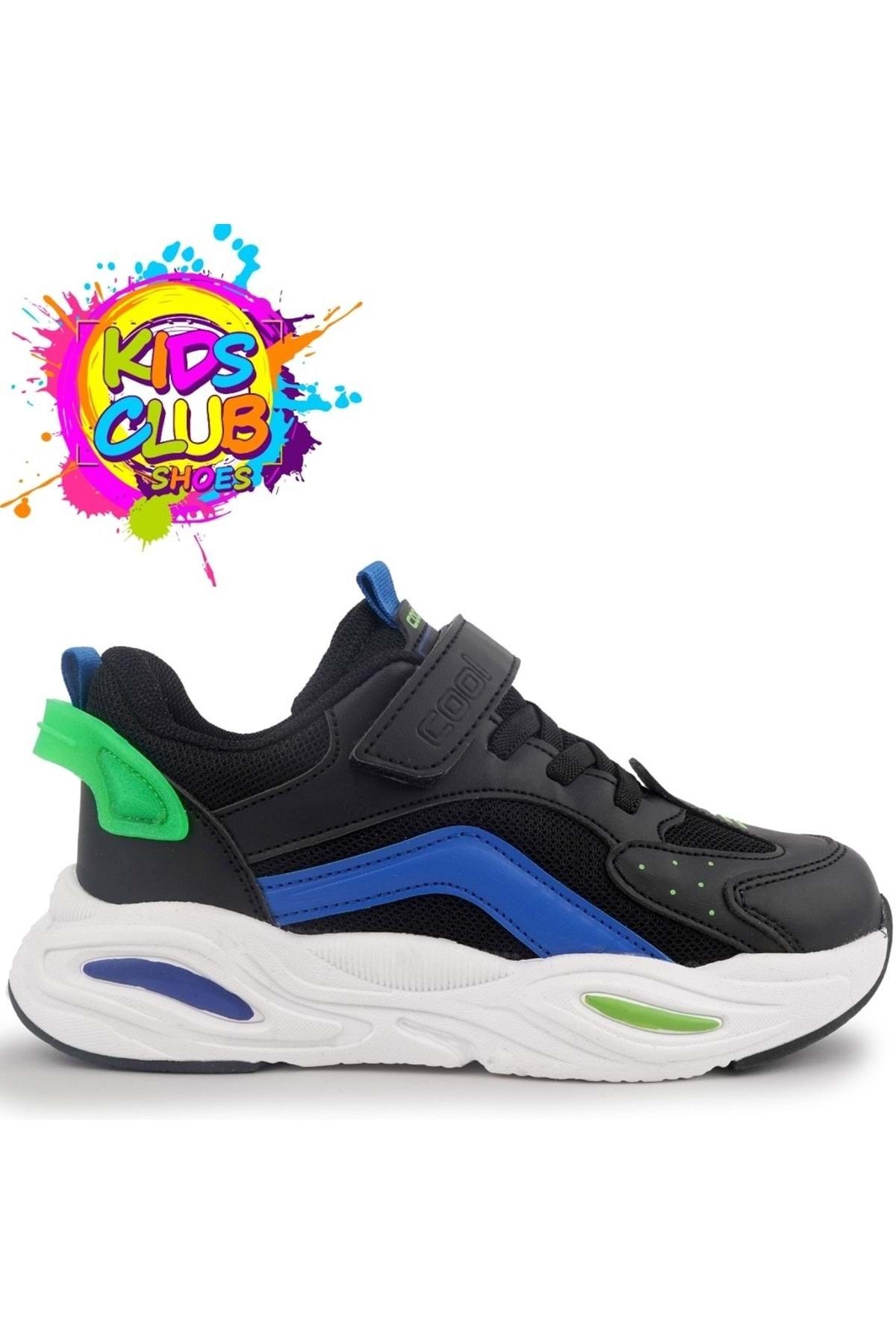 Kids Club Shoes Cool Evo-Toti Sneaker Ortopedik Taban Unisex Çocuk Spor Ayakkabı SİYAH