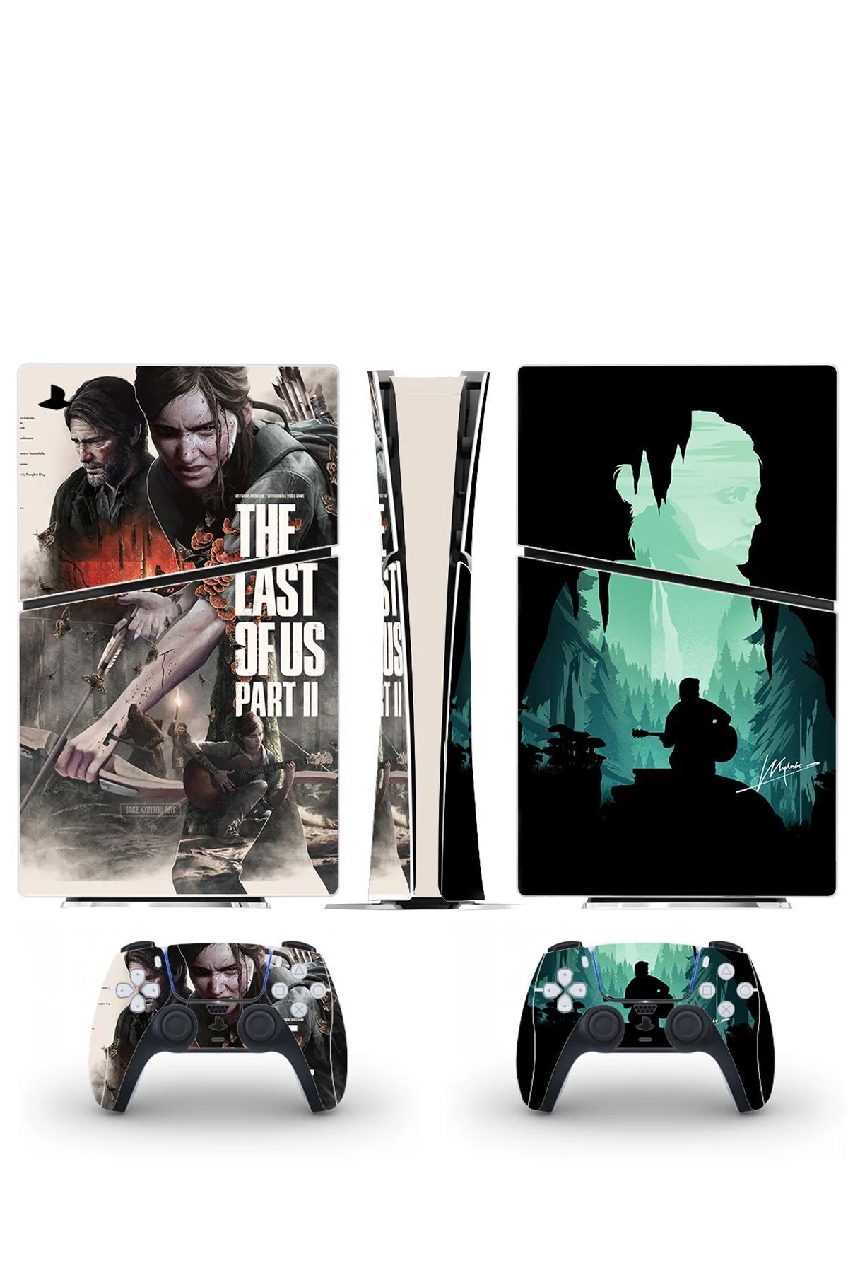 cosy home gift The Last Of Us Playstation 5 Slim Dijital Versiyon Sticker Kaplama Seti