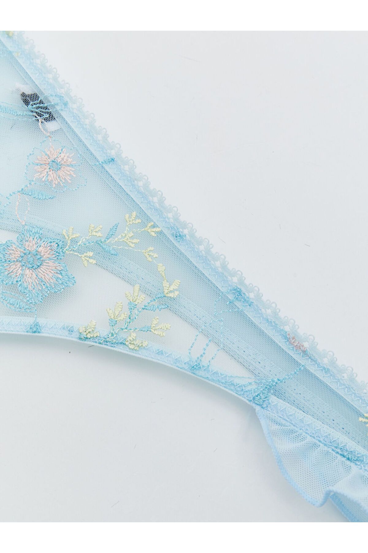 LC Waikiki-LCW DREAM Chiloți tanga cu flori albastre 3