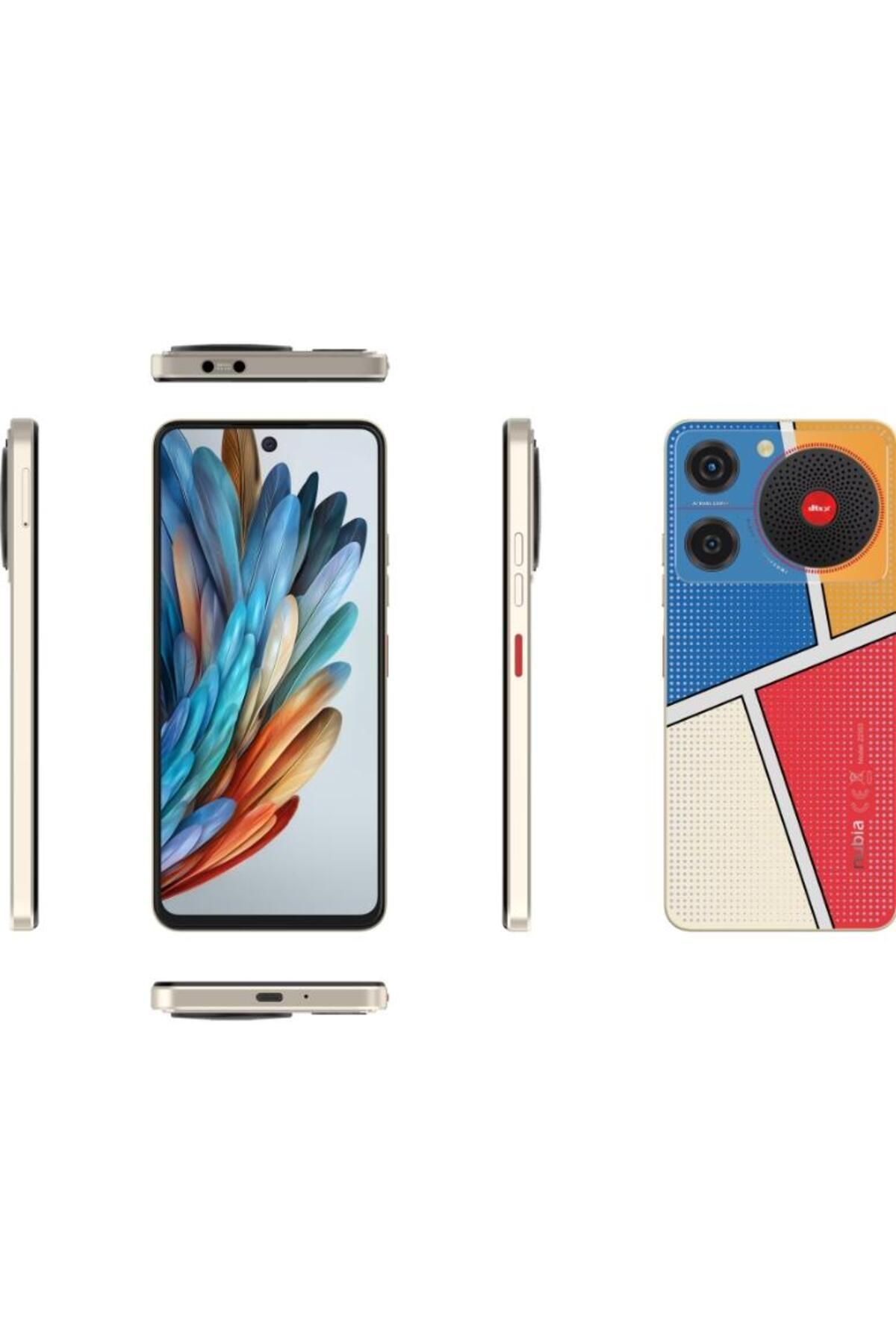 ZTE-Telefon Mobil ZTE Nubia Music, IPS LCD 6.6", 4GB RAM, 128GB, Dual Camera 50+0.08MP, 5000mAh Battery 13