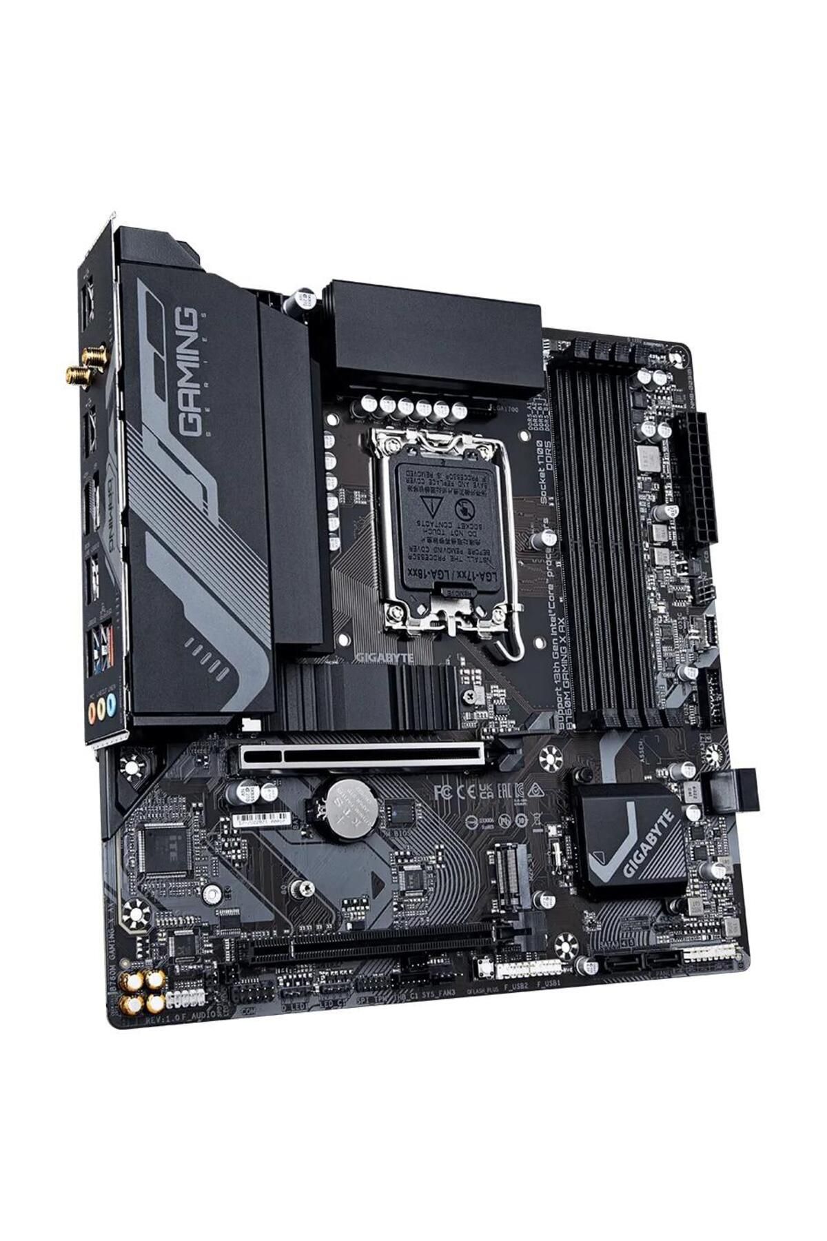 Gigabyte-Placa de baza GIGABYTE B760M GAMING X AX DDR5, LGA 1700 3
