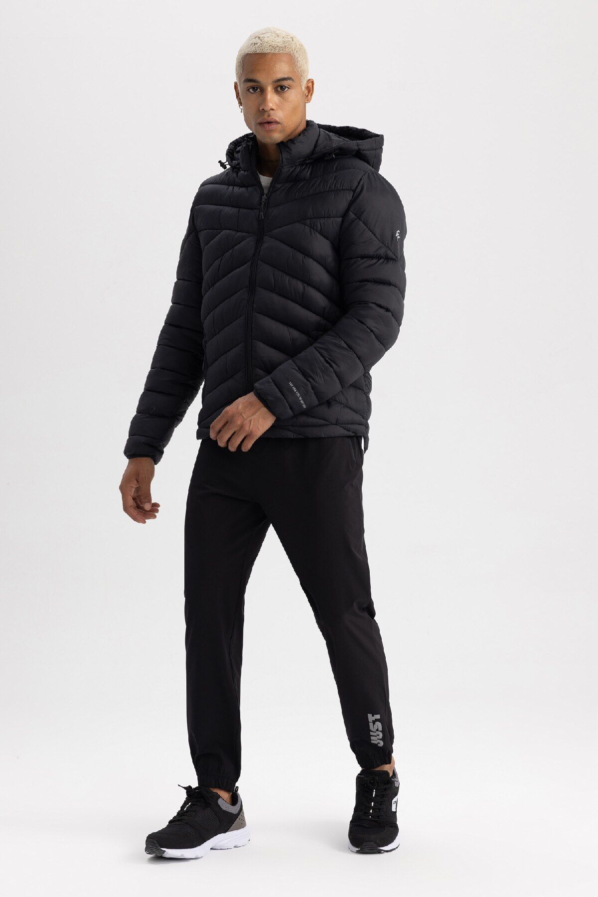 DeFacto-Jachetă pufă cu glugă Fit Water Repellent A3034ax23au 2