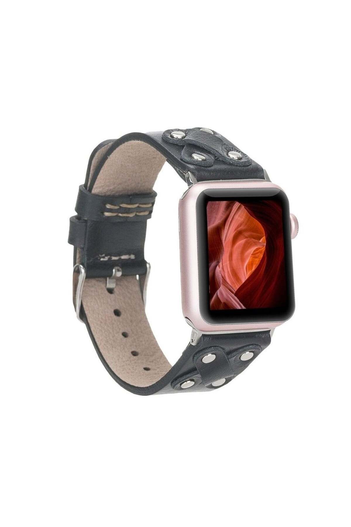TimeStart Model Watch Uyumlu Deri Kordon Cross 42-44-45mm ST RST1