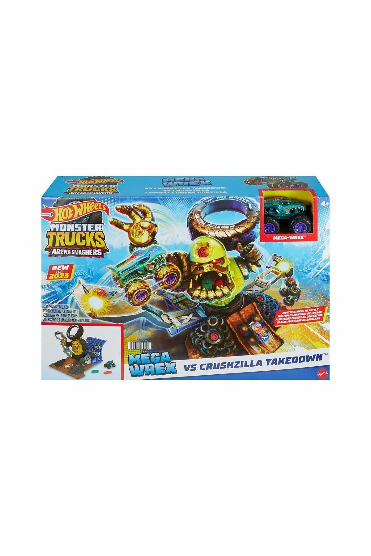 TimeStart HPN71 Hot Wheels Monster TrucEğitici Arenada Şampiyonluk Mücadelesi Oyun Seti