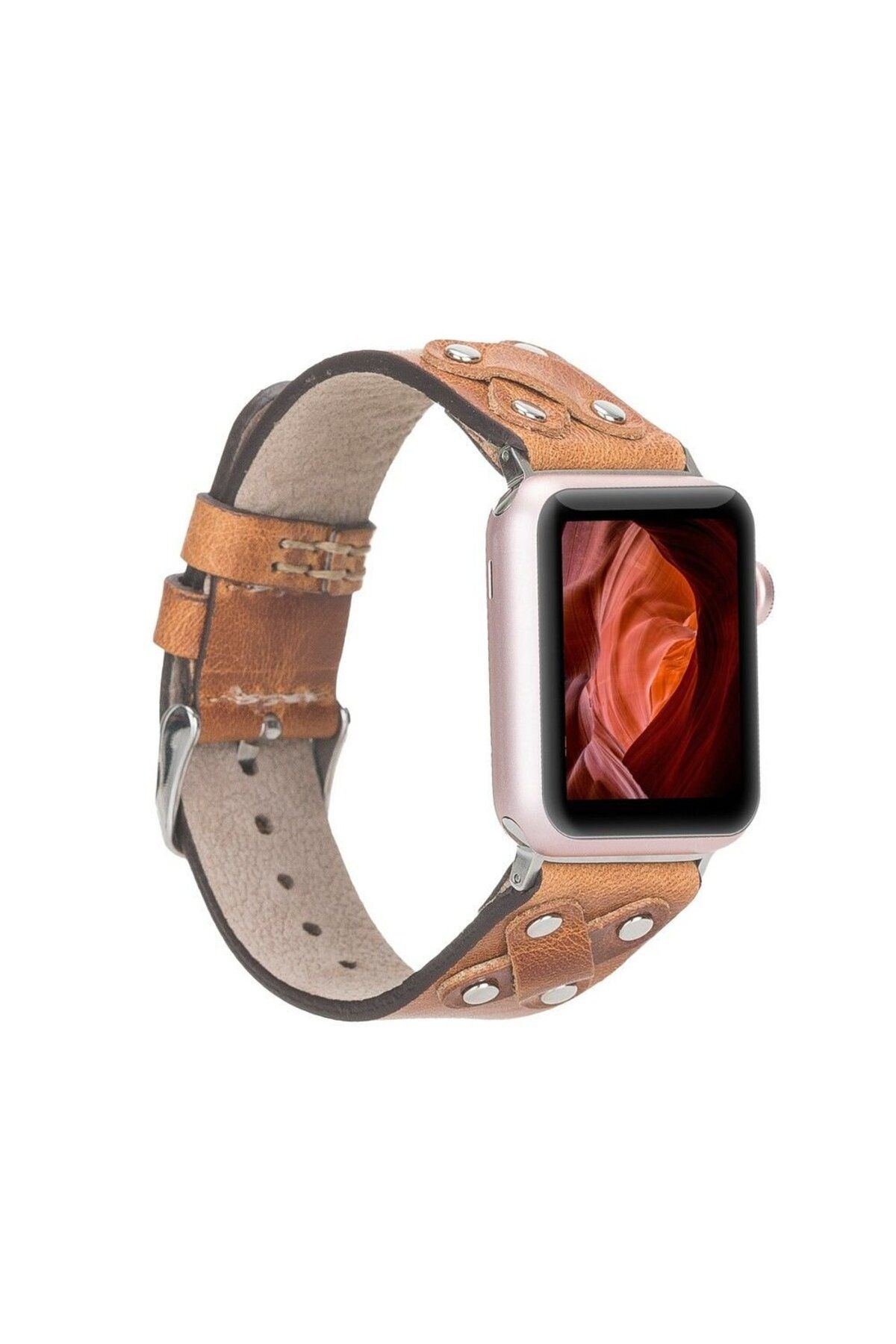 TimeStart Model Watch Uyumlu Deri Kordon Cross 42-44-45mm ST V18