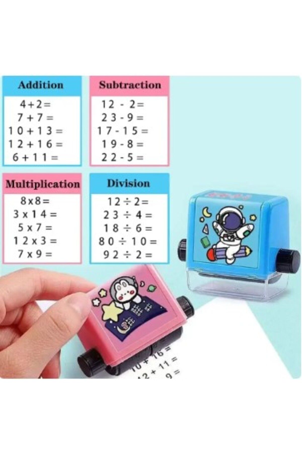 TimeStart Matematik İşlem Rulosu (Tek İşlem Seçenekli)