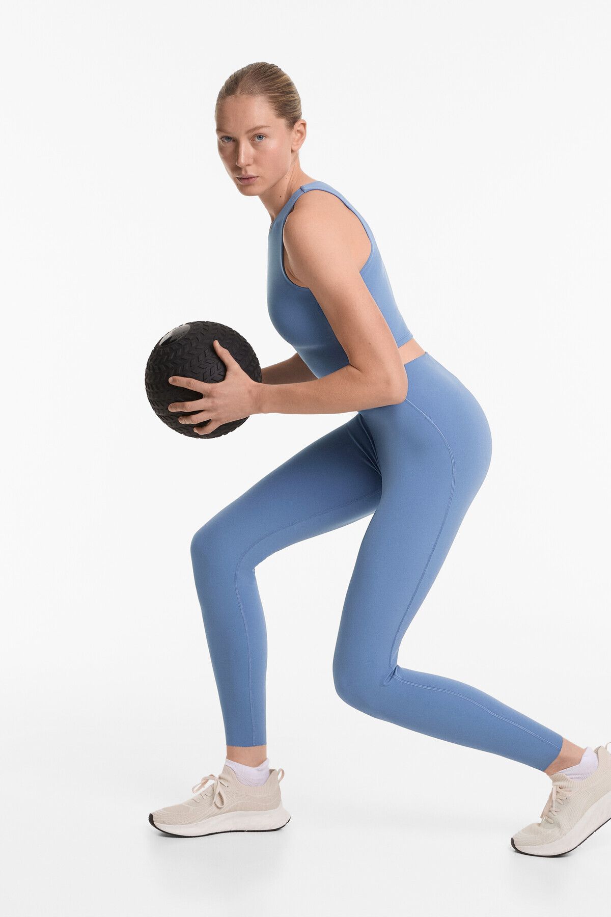 Oysho-Compressive core control ankle-length leggings 7