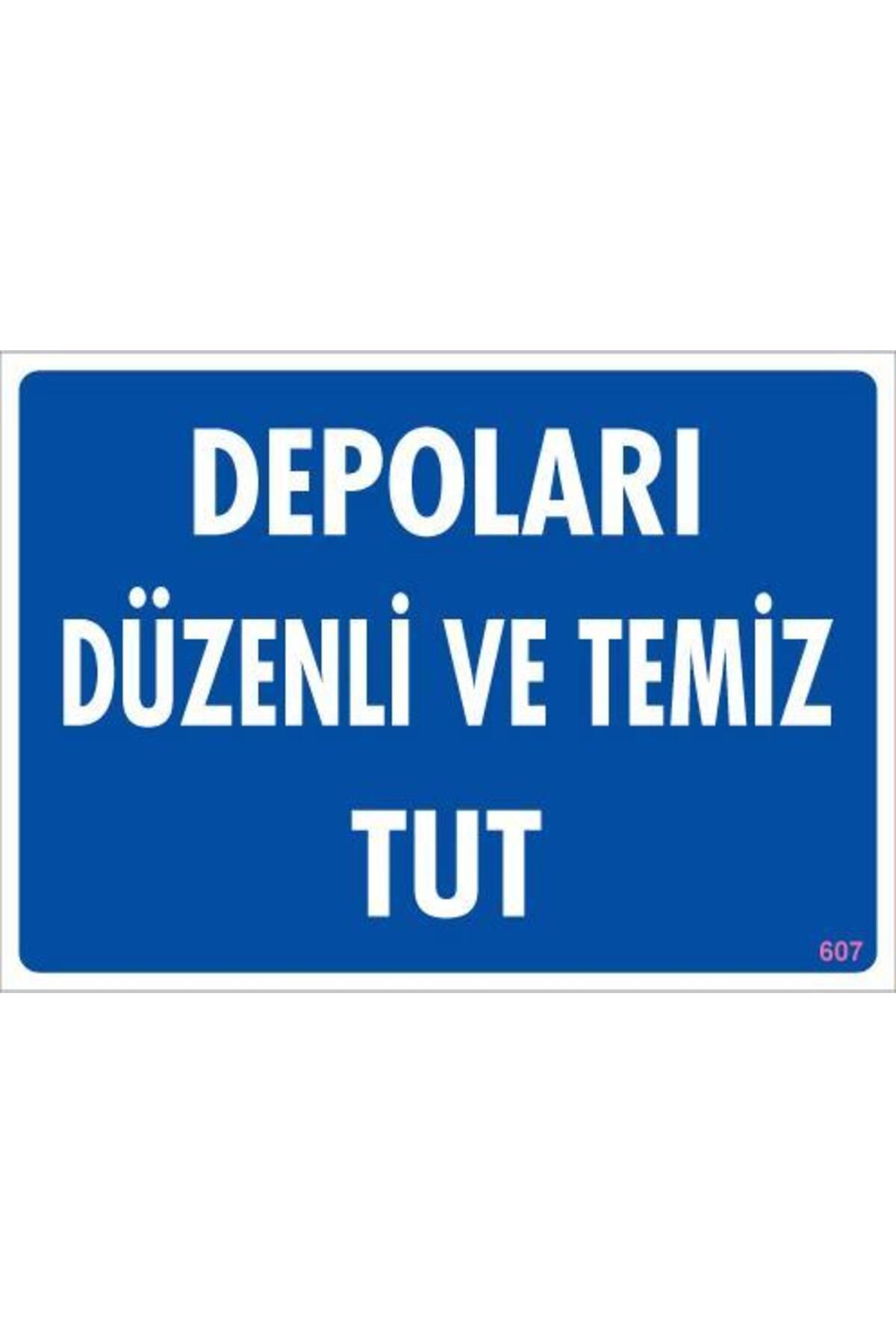 Kuzgun Ticaret Depolama Uyarı Levhası 25x35 KOD:607